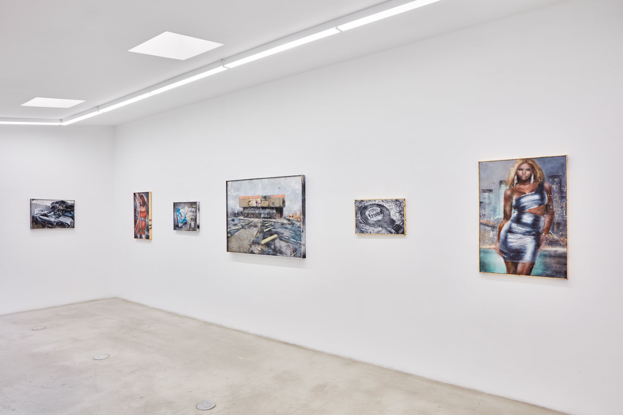 Installation view of Catherine Mulligan: Security at M+B, Dec 11, 2021 - Jan 22, 2022