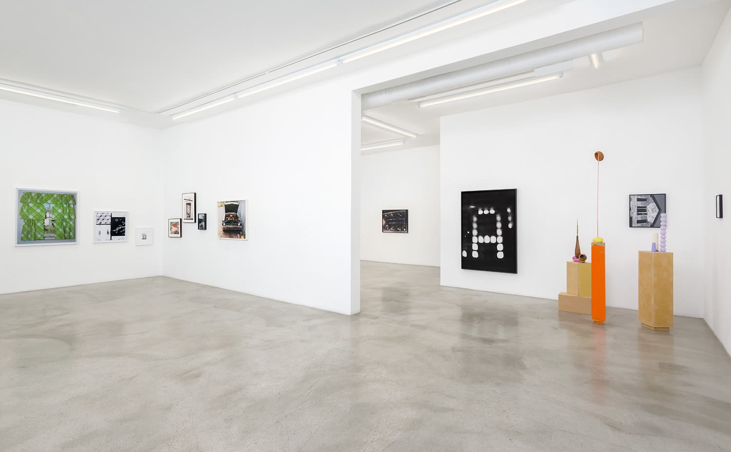 Installation view of Soft Target at M+B, 2014