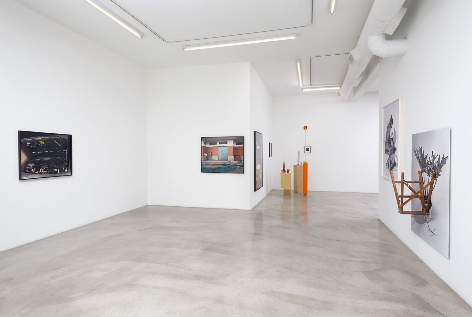 Installation view of Soft Target at M+B, 2014