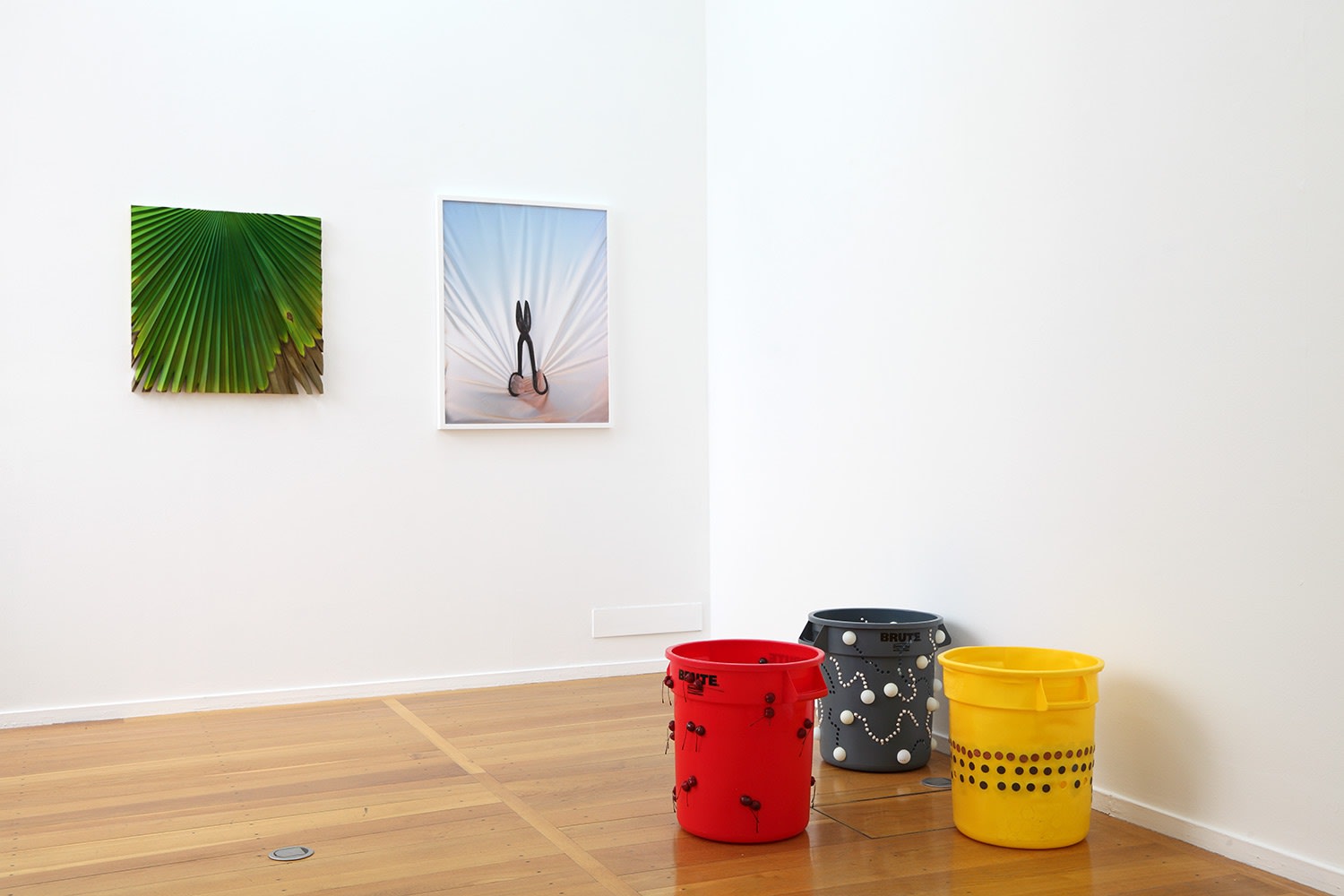 Installation view of Me and Benjamin, curated by M+B at Galerie Xippas, Paris, 2015