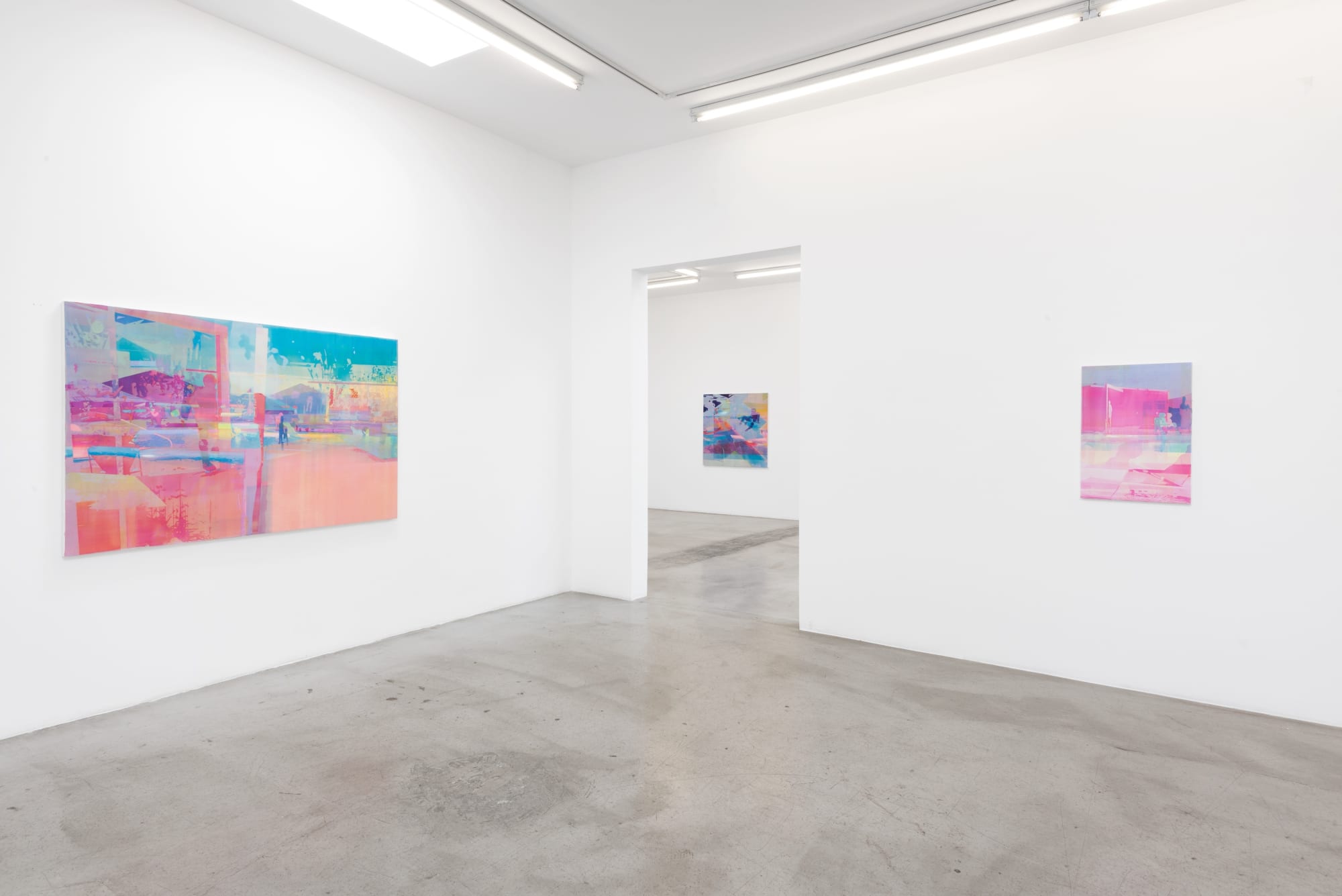 Installation view of 'I came to watch the morning rise'