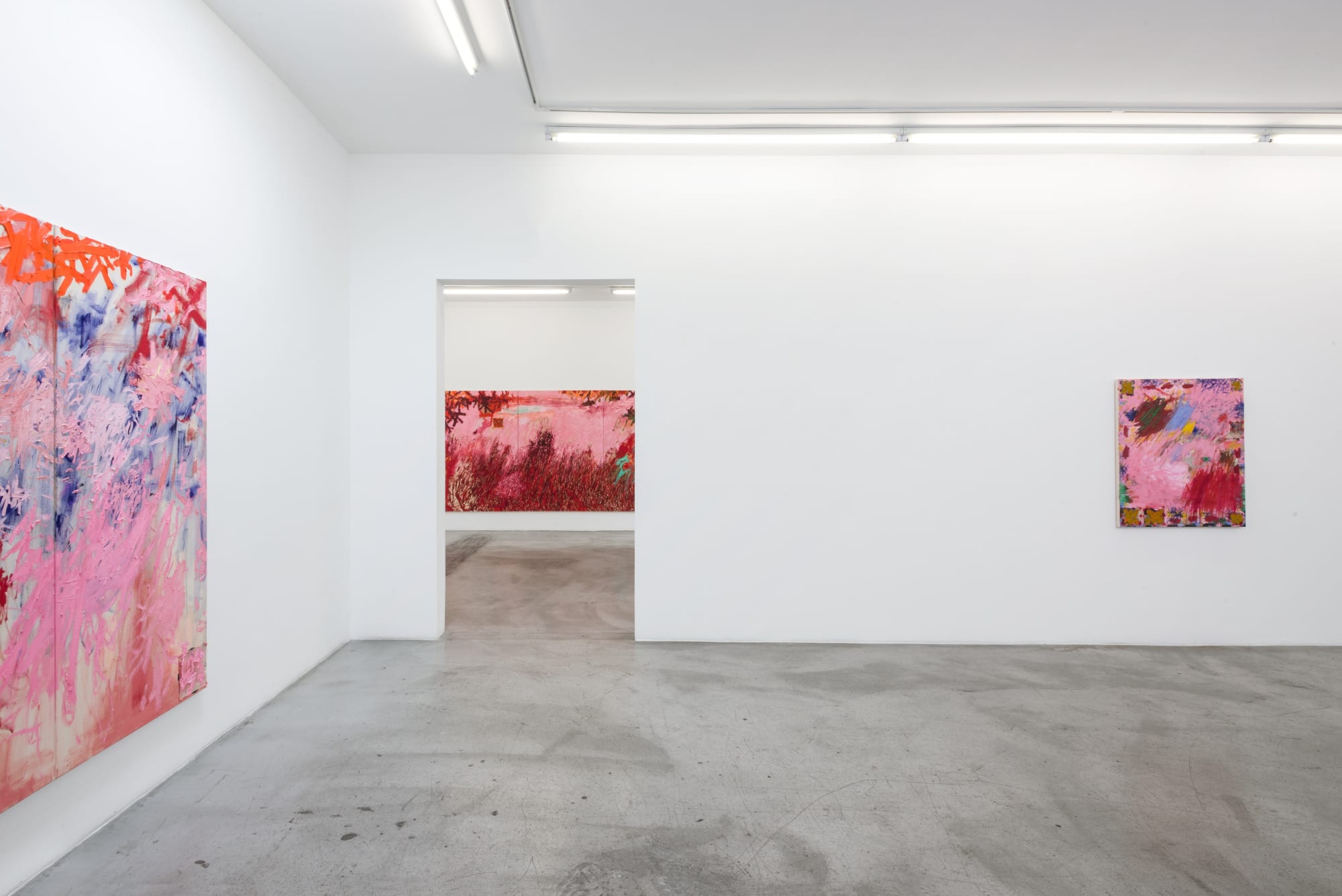 Installation view of Daisy Parris: Pain For Home at M+B, March 6 - April 17, 2021