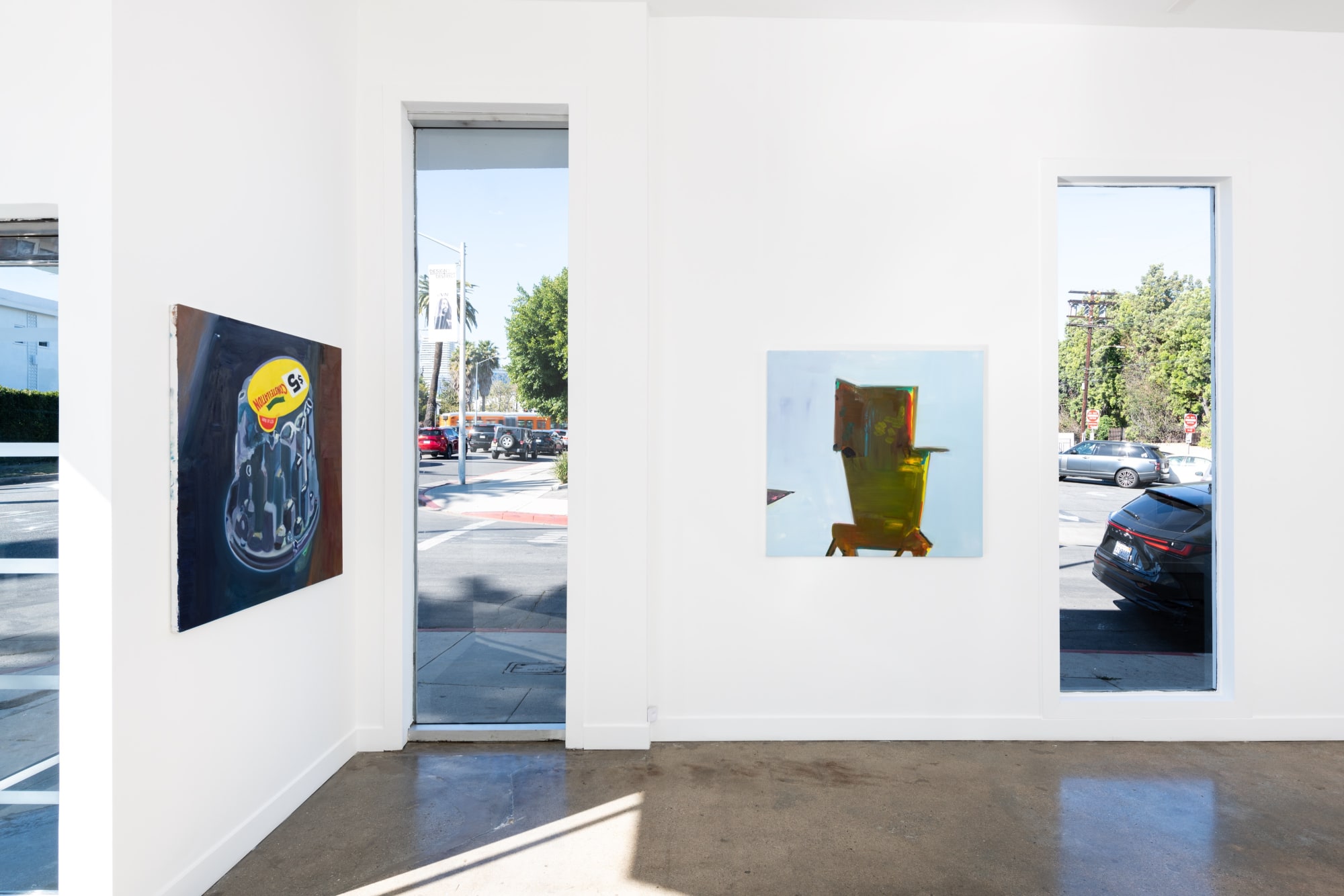 Chase Wilson: Americana Extravaganzoid: Table Edge World of False Empire: Window Time Thoughts of the Center Game of Spirit: Seeing Into the Negative, installation view