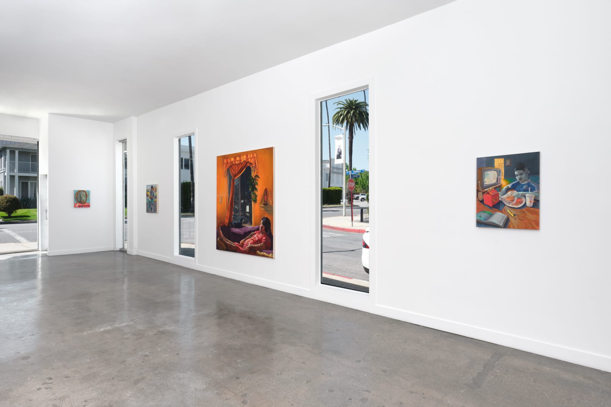 Elmer Guevara: The Quads, installation view, April 9 - May 14, 2022