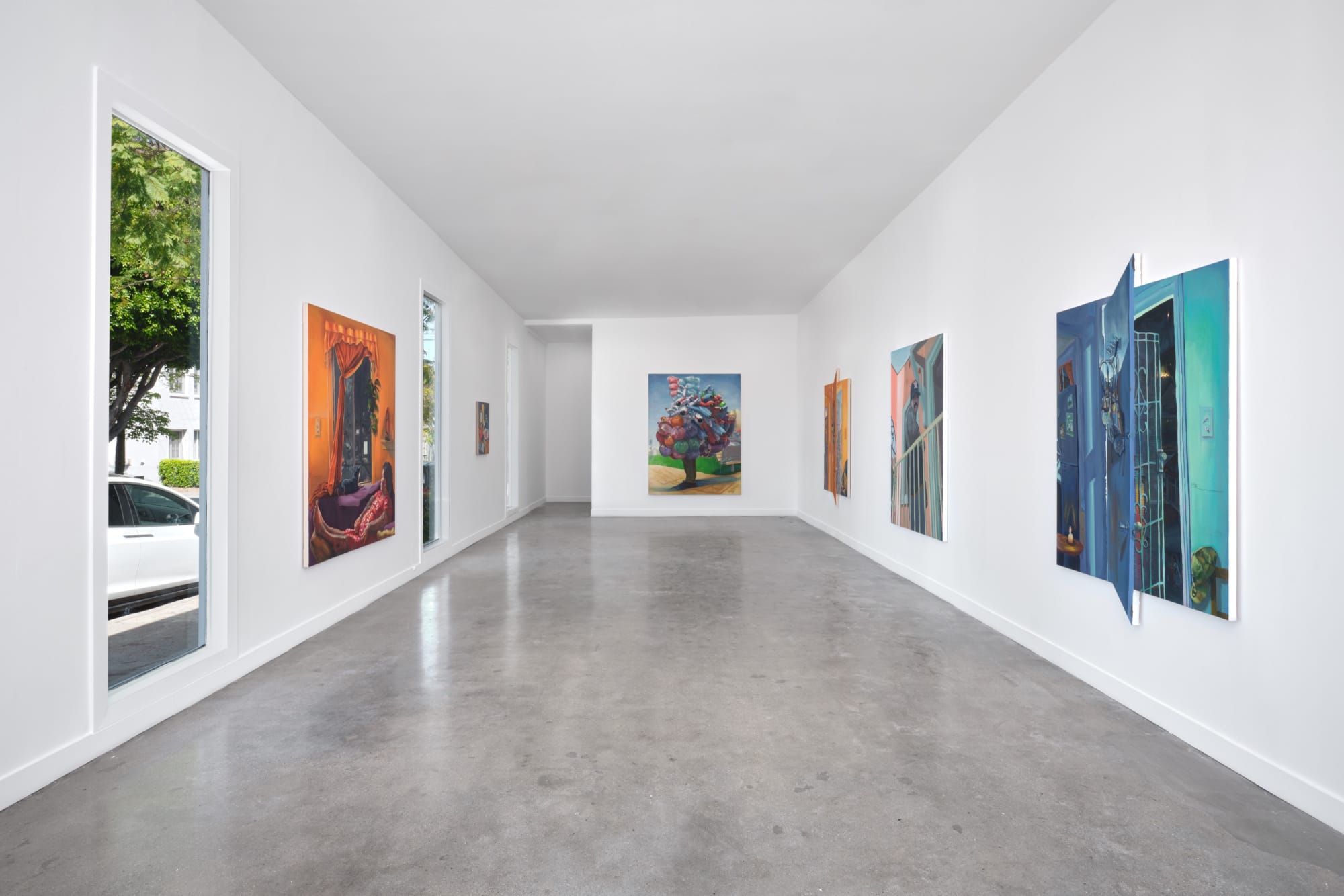 Elmer Guevara: The Quads, installation view, April 9 - May 14, 2022