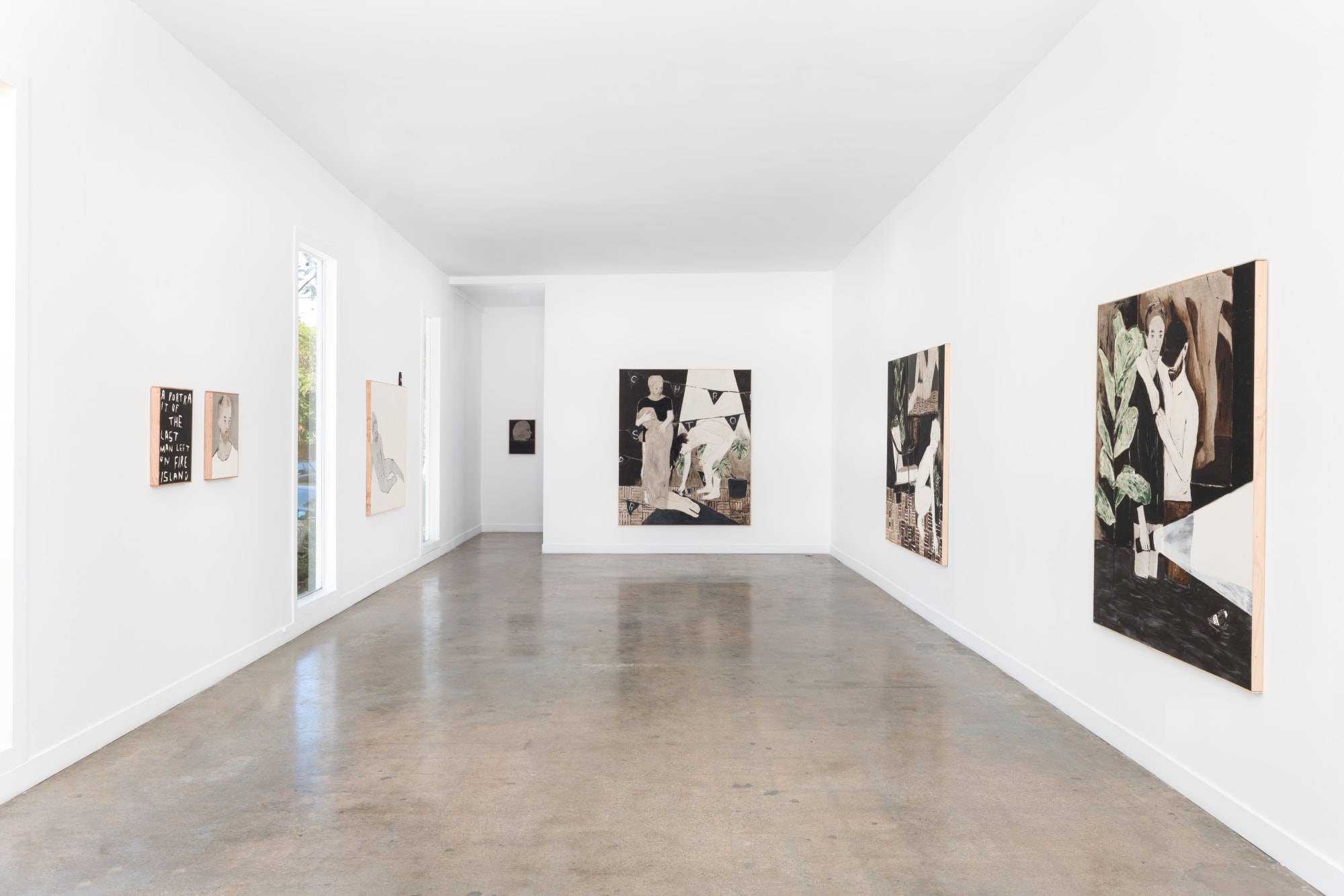 Installation view of Brett Charles Seiler: Oh, Christopher at M+B Doheny, 2022