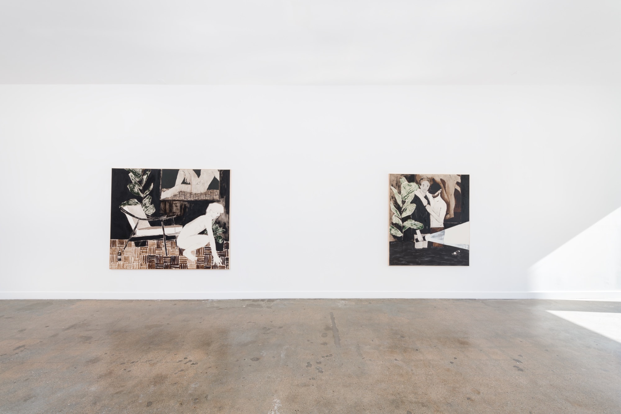 Installation view of Brett Charles Seiler: Oh, Christopher at M+B Doheny, 2022