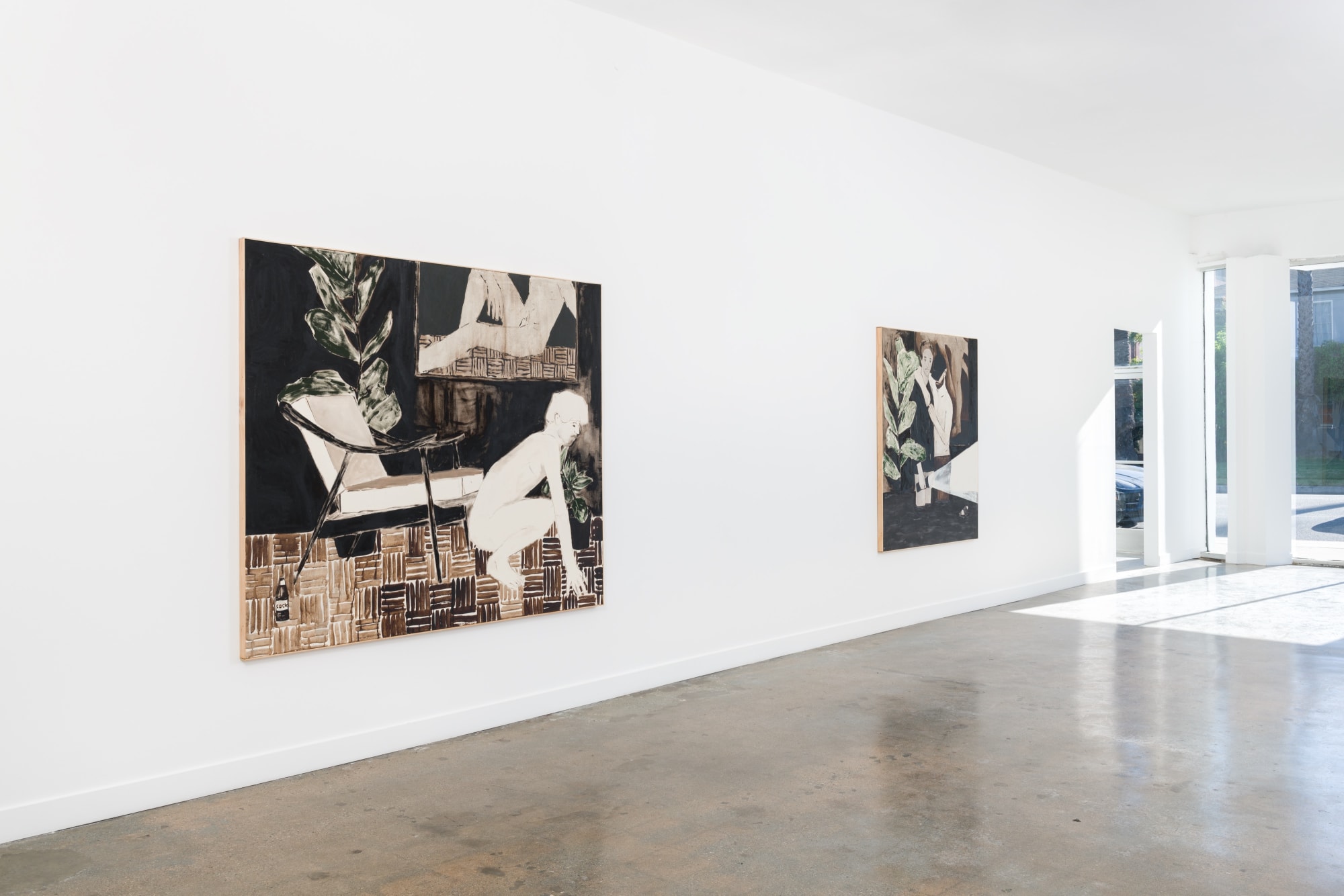 Installation view of Brett Charles Seiler: Oh, Christopher at M+B Doheny, 2022