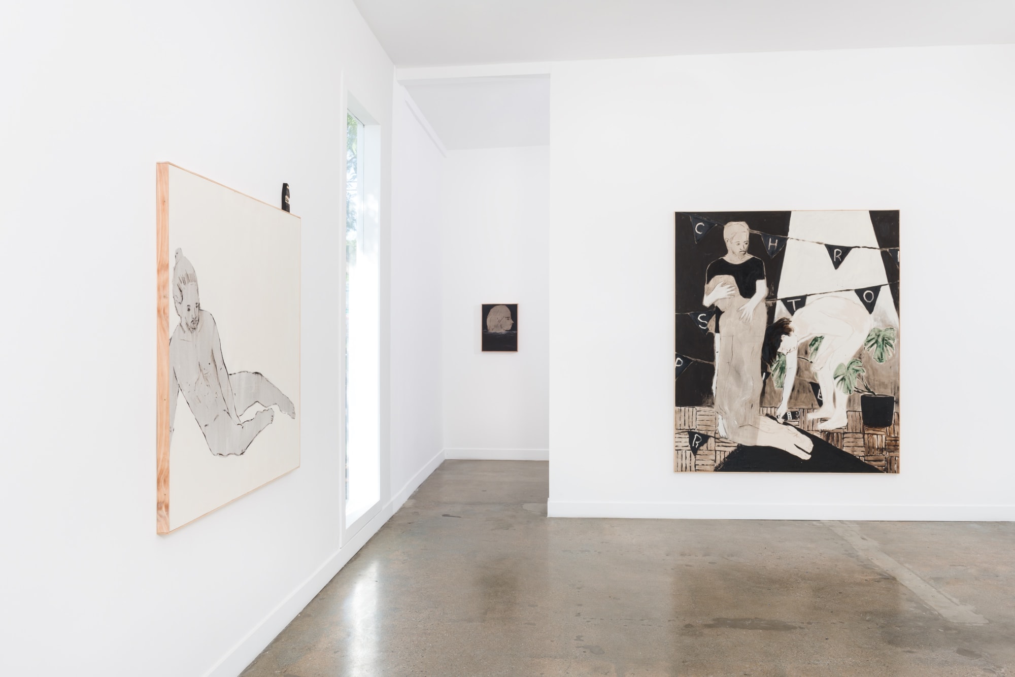 Installation view of Brett Charles Seiler: Oh, Christopher at M+B Doheny, 2022