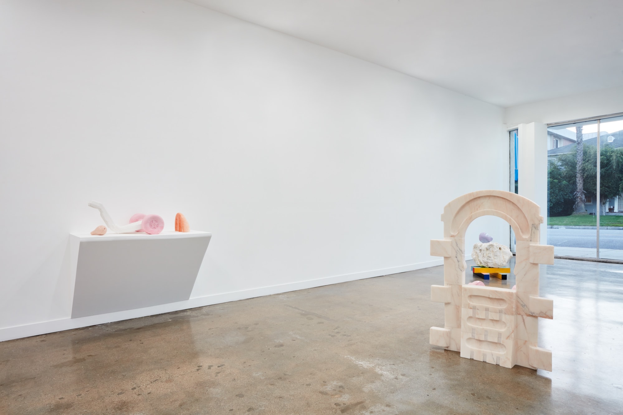Installation view of Nevine Mahmoud: foreplay II at M+B Doheny, December, 2021 - January 22, 2022
