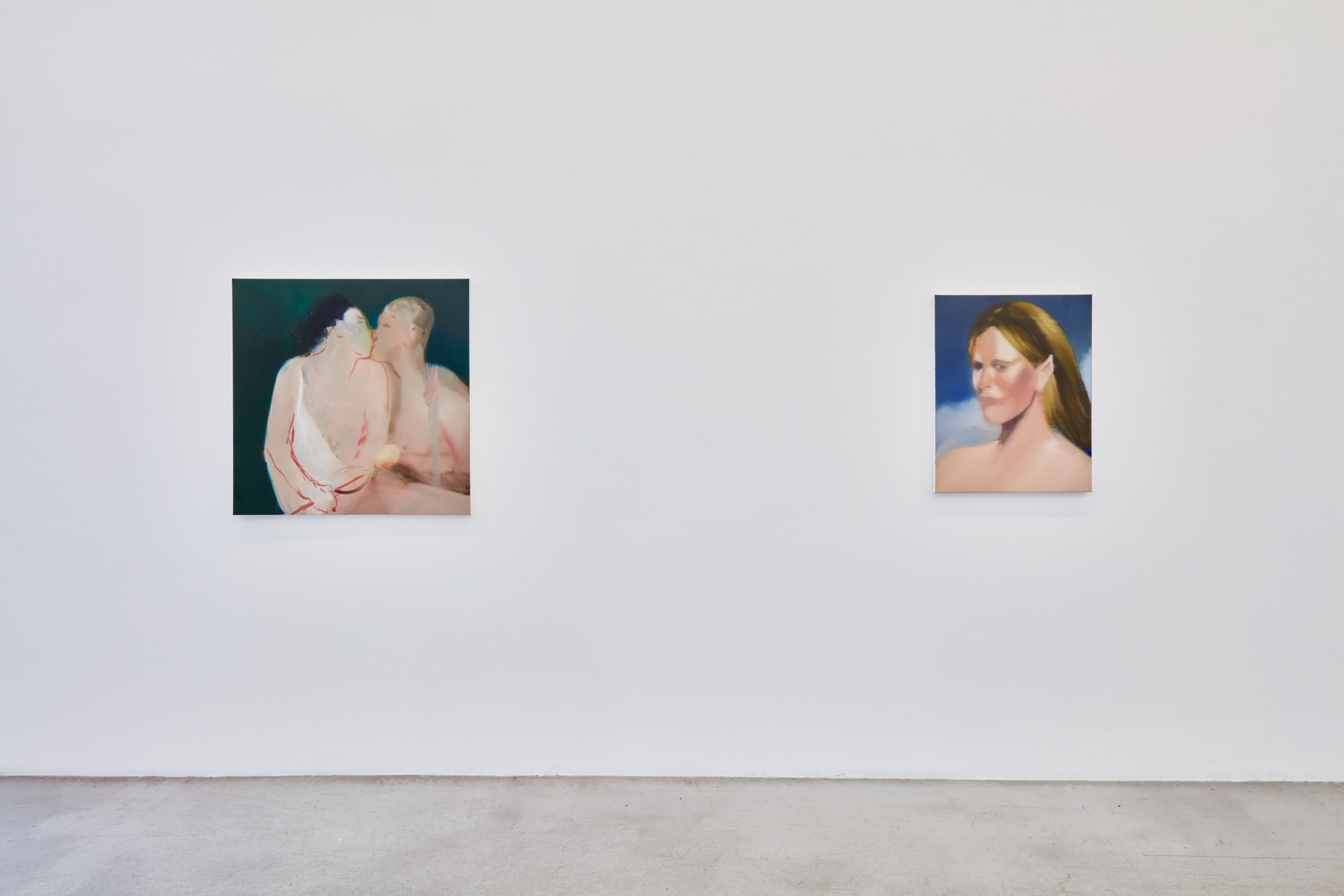 Installation view of Kenrick McFarlane: Naked & Famous at M+B, December 11, 2021 - January 22, 2022.