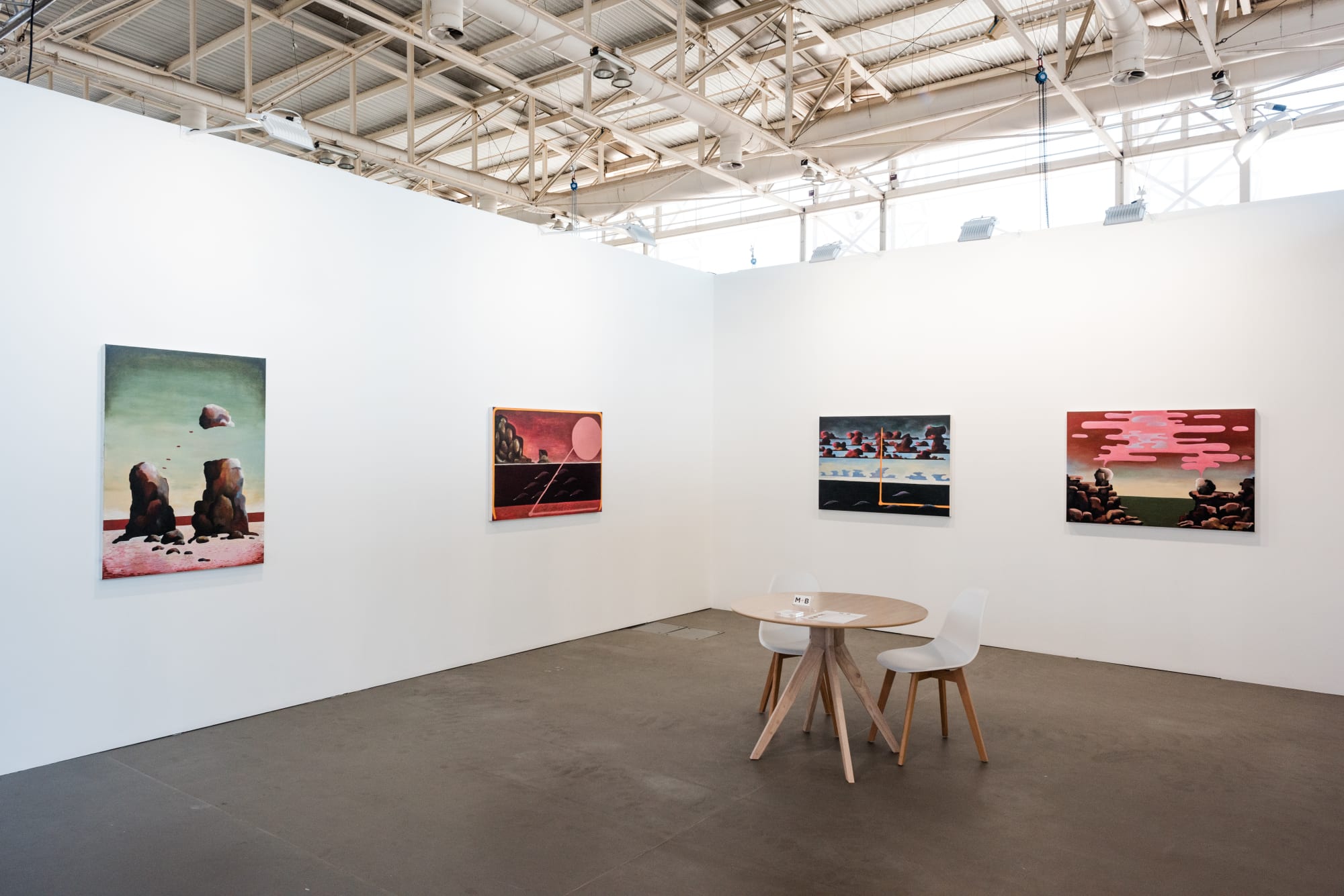 Installation view of Leo Mock at CAN: Ibiza 2022
