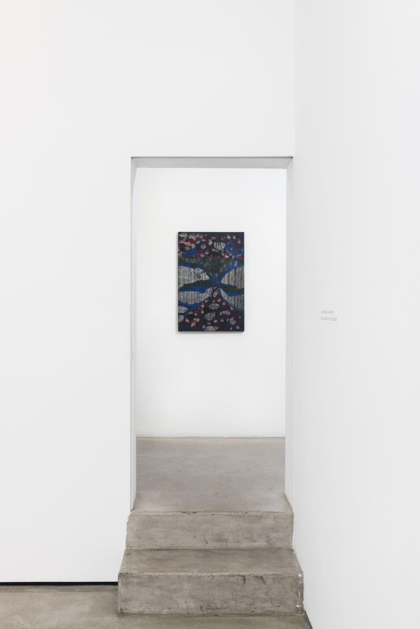 Installation view of Laís Amaral: Cement and Water at M+B, September 2022.