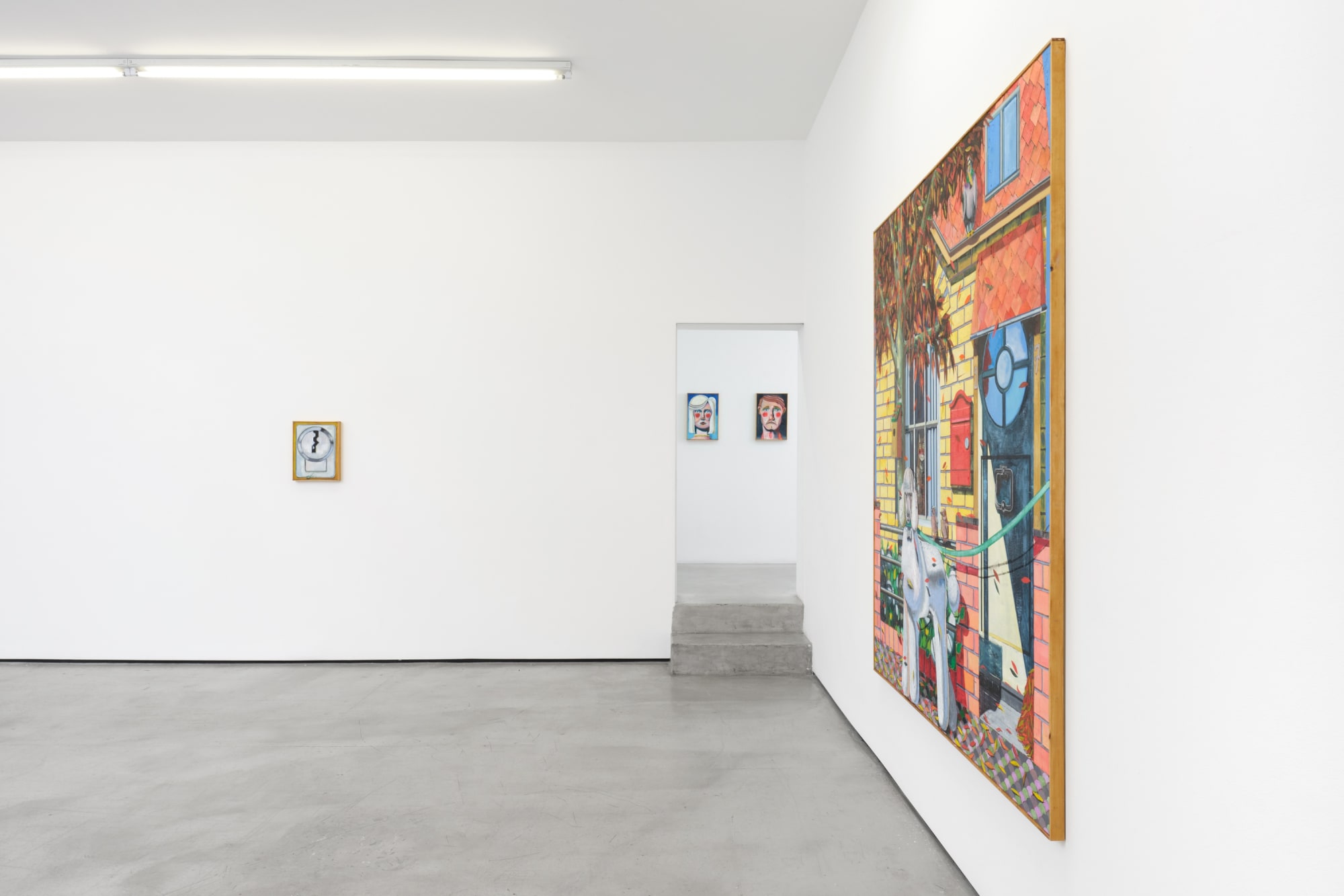 Installation view of Kristof Santy: Home Sweet Home at M+B, 2022