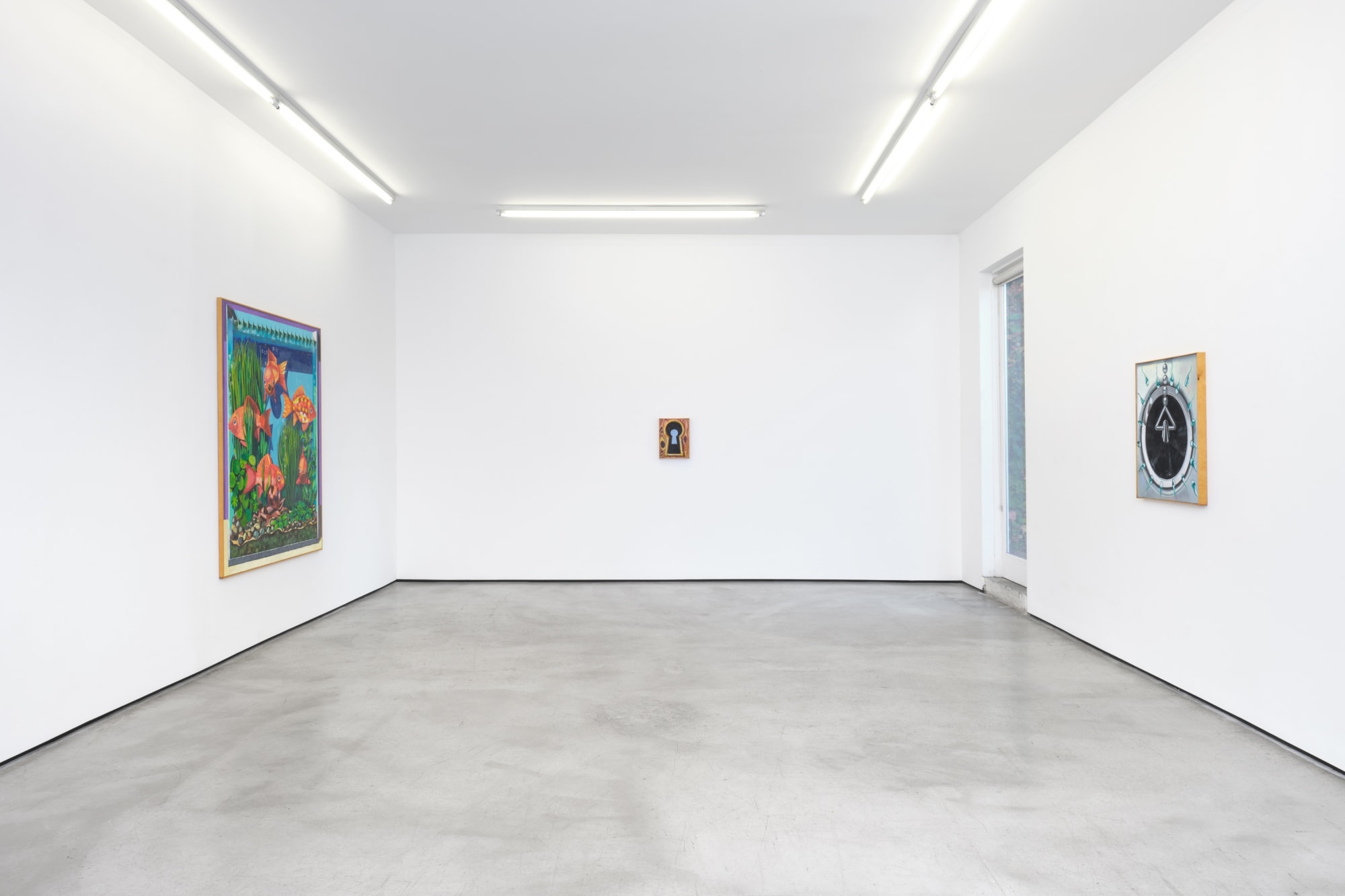 Installation view of Kristof Santy: Home Sweet Home at M+B, 2022