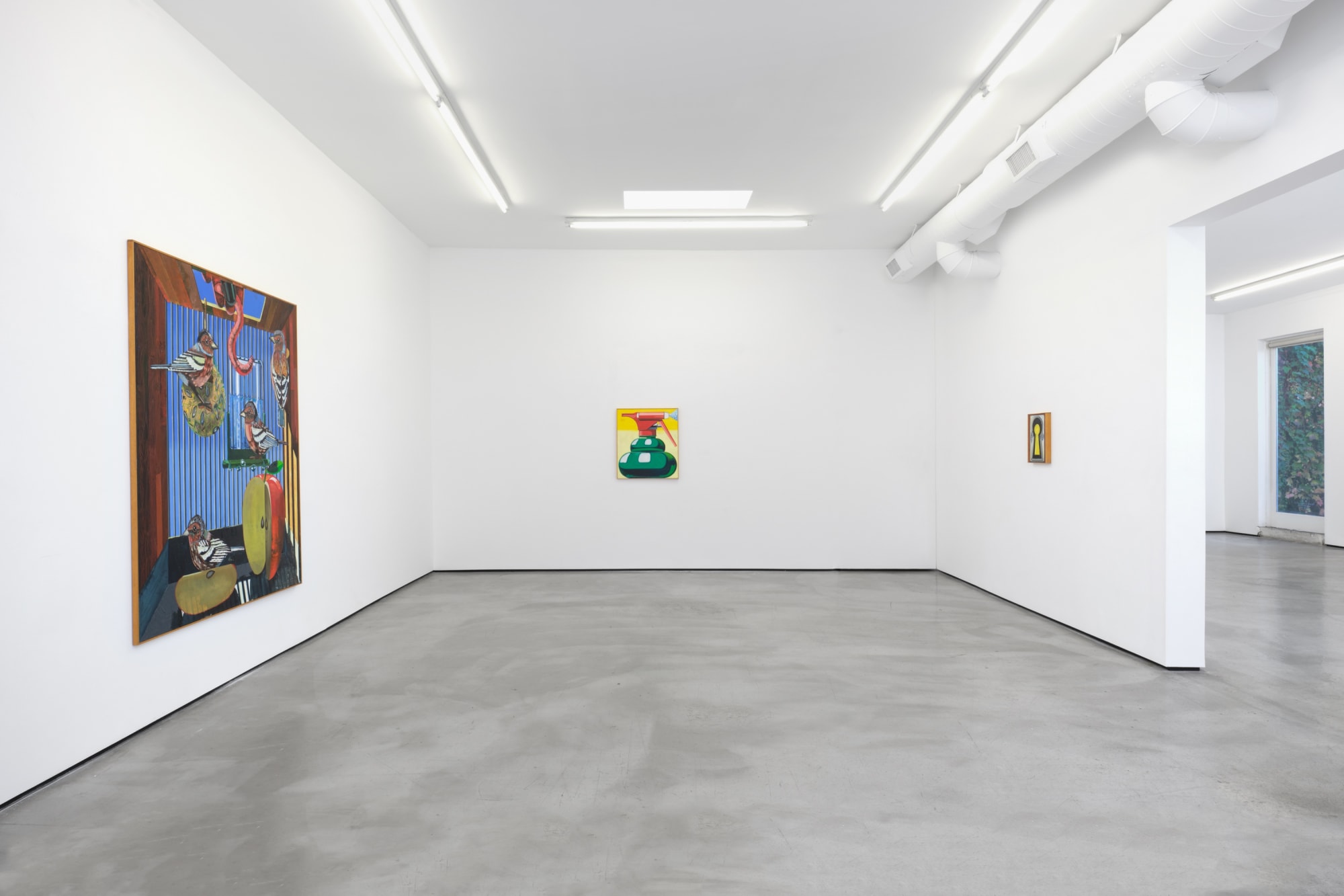 Installation view of Kristof Santy: Home Sweet Home at M+B, 2022
