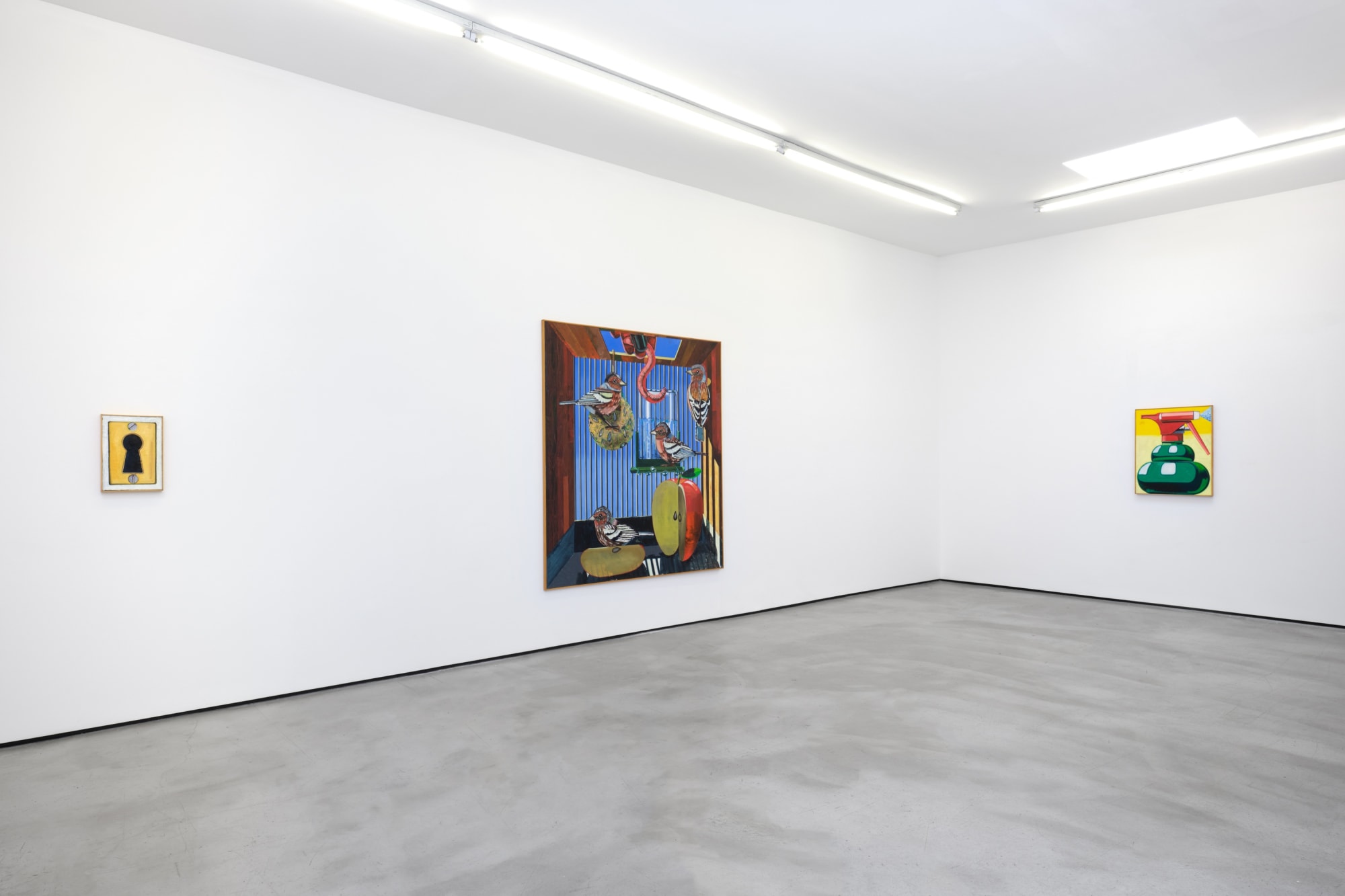 Installation view of Kristof Santy: Home Sweet Home at M+B, 2022