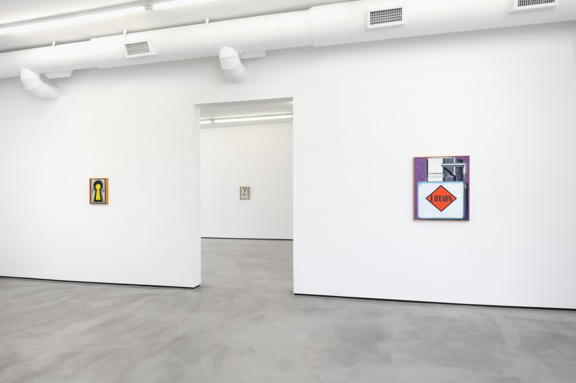 Installation view of Kristof Santy: Home Sweet Home at M+B, 2022