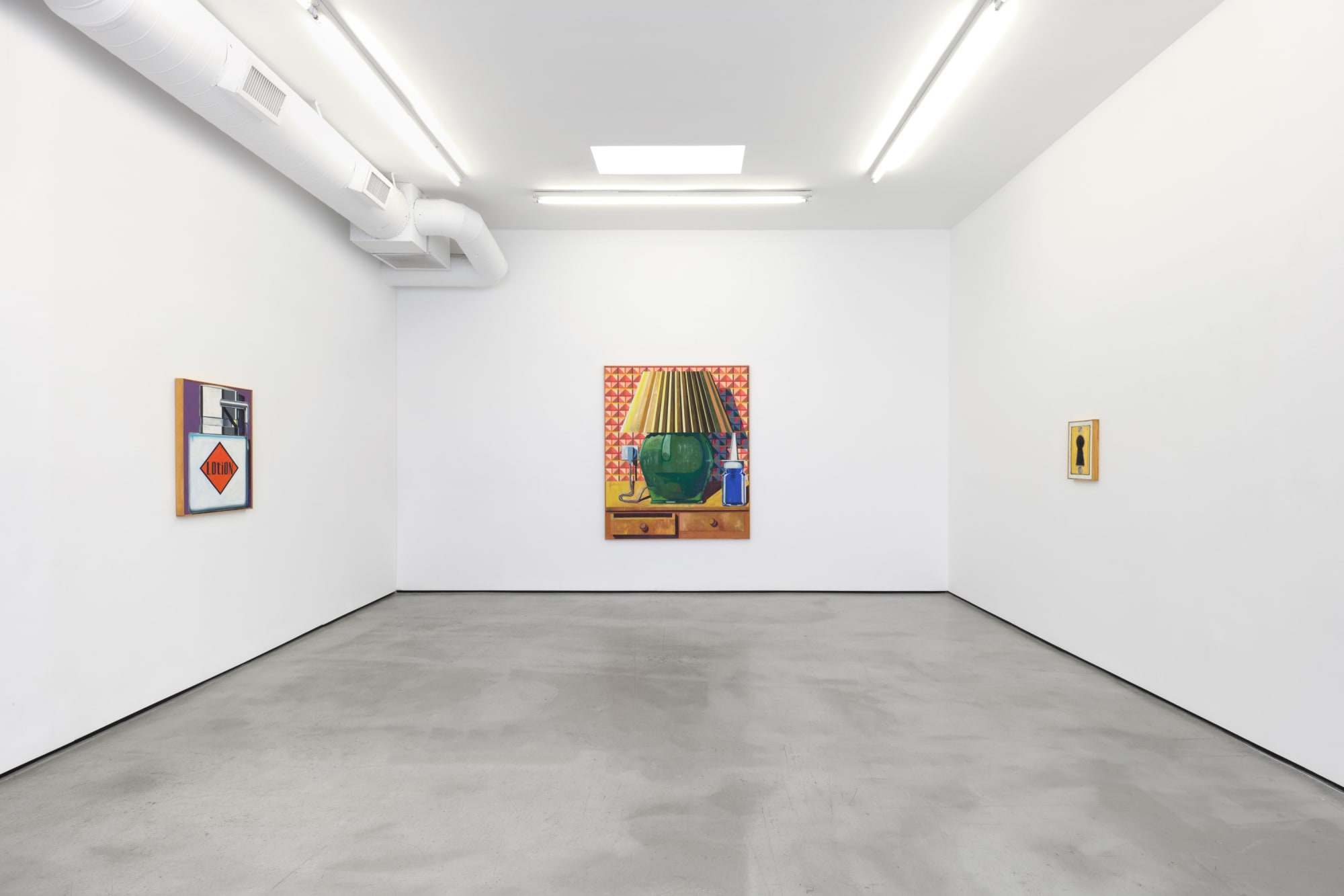 Installation view of Kristof Santy: Home Sweet Home at M+B, 2022