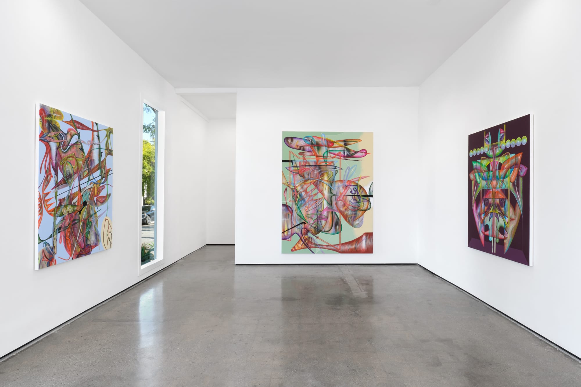 Installation view of Nevena Prijic: Skin of the Sun at M+B Doheny, 2022