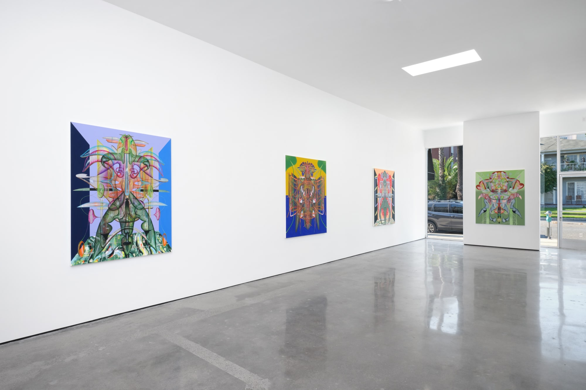 Installation view of Nevena Prijic: Skin of the Sun at M+B Doheny, 2022