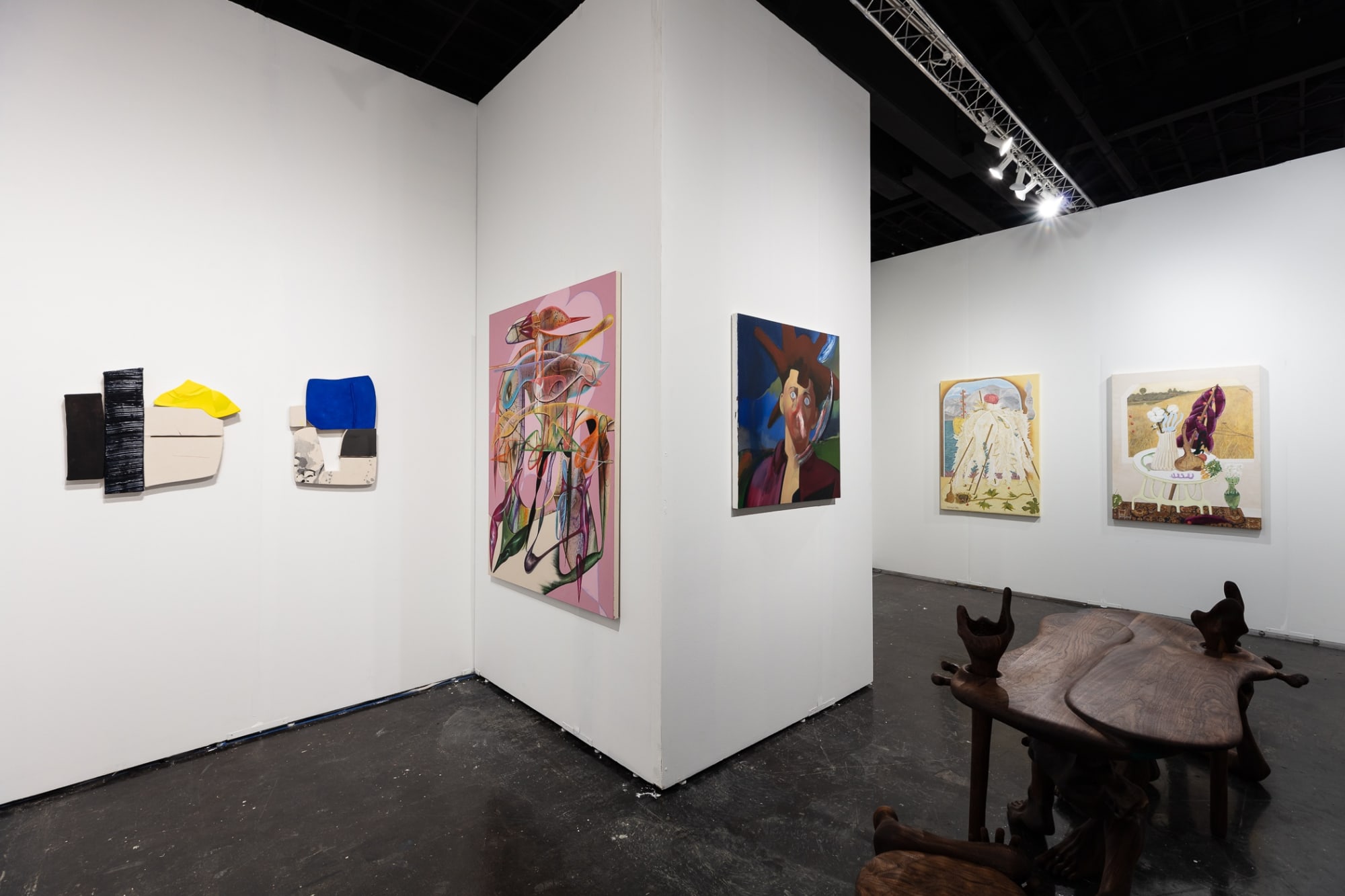Installation view of M+B at NADA Miami 2022, Booth 6.08