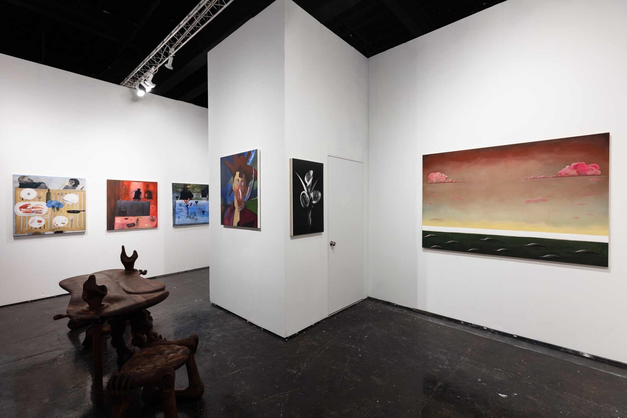 Installation view of M+B at NADA Miami 2022, Booth 6.08
