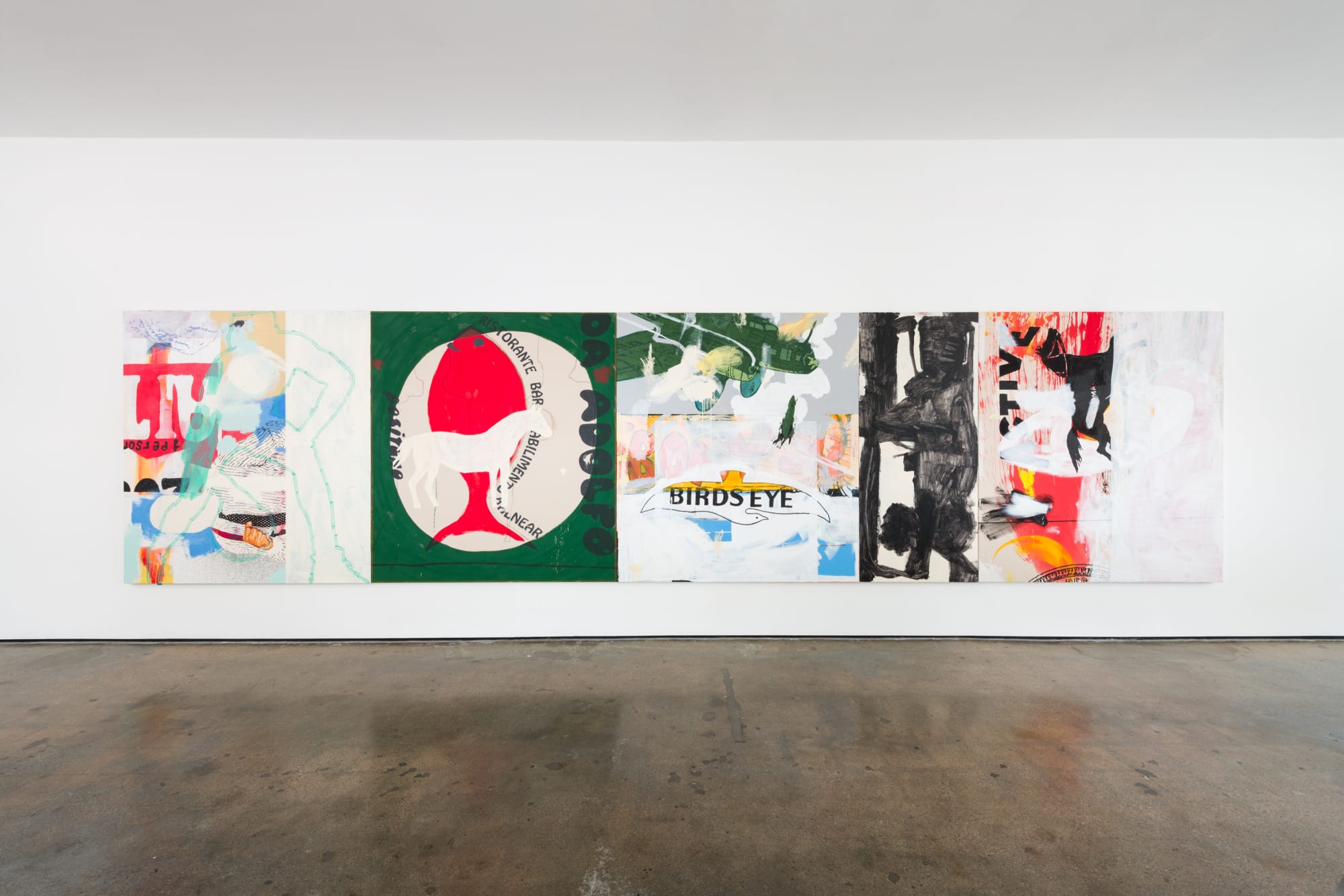 Installation view of Charlie Alston: The Wind Rises at M+B Doheny, 2023