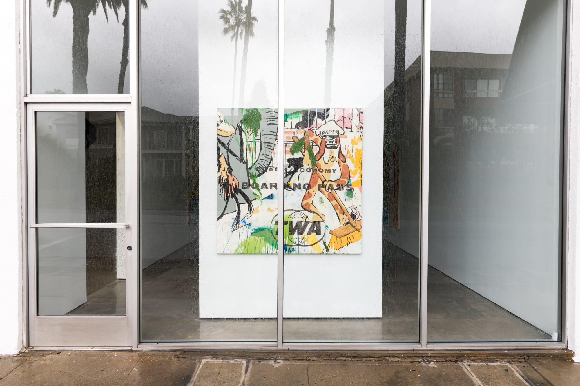Installation view of Charlie Alston: The Wind Rises at M+B Doheny, 2023