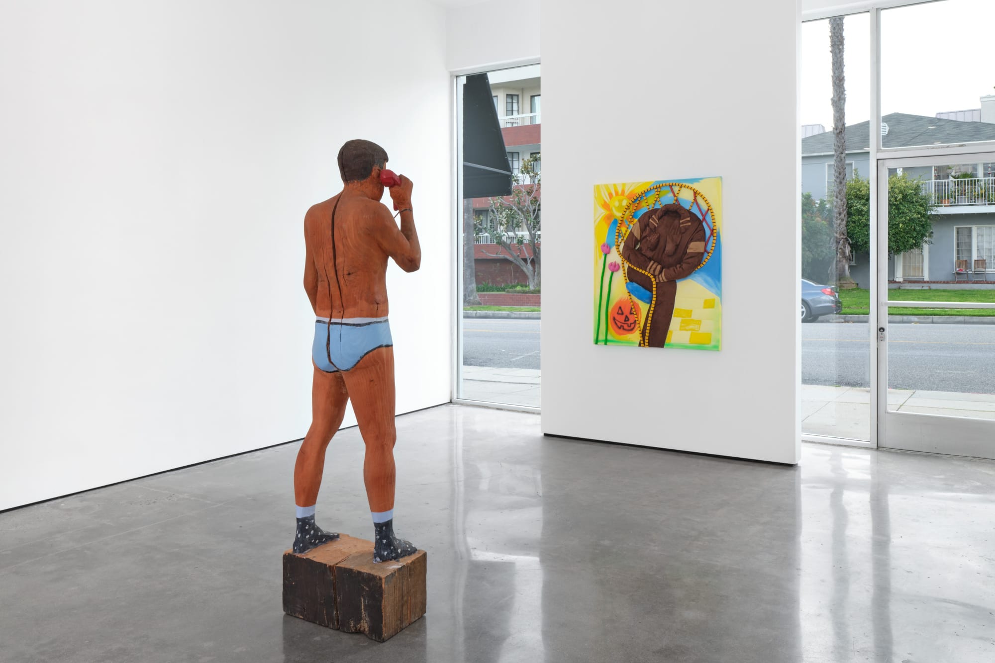 Installation view of Drop-In at M+B Doheny, 2023