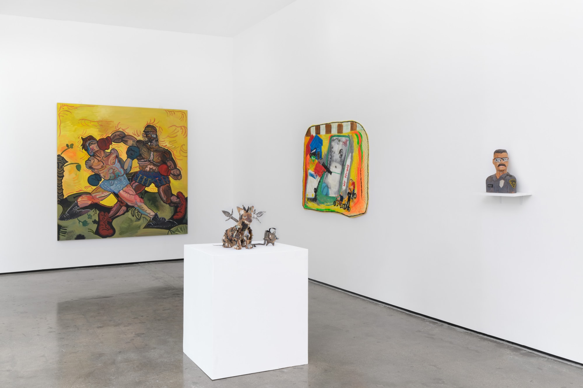 Installation view of Drop-In at M+B Doheny, 2023