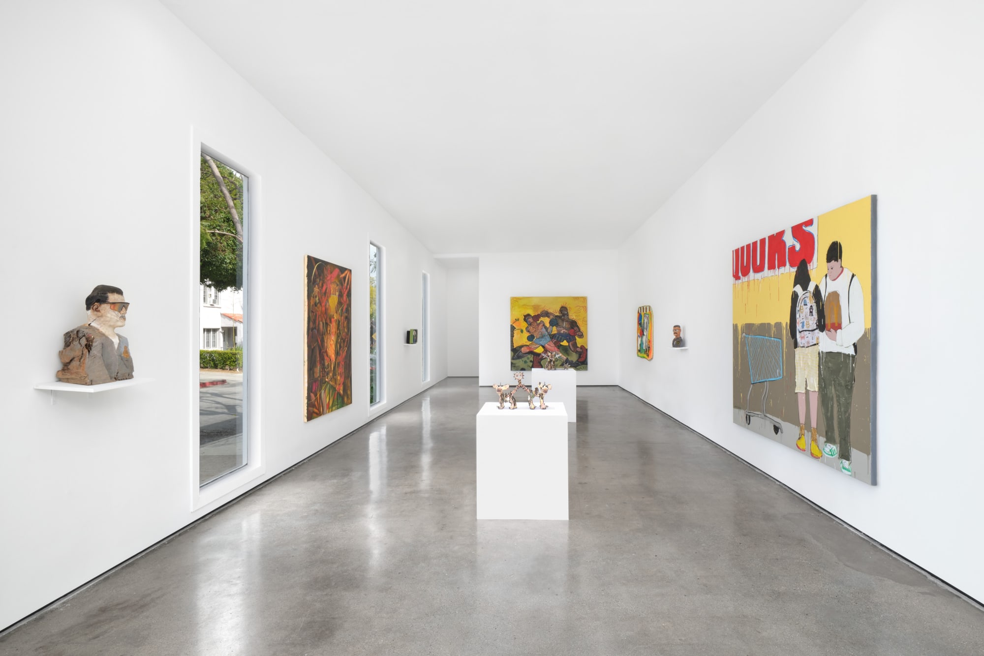 Installation view of Drop-In at M+B Doheny, 2023