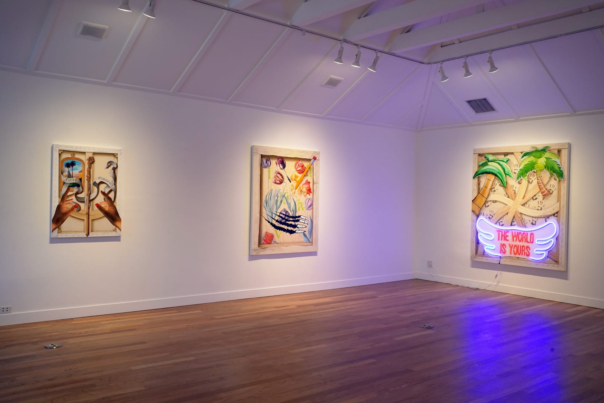 Installation view of Katelyn Ledford: Virtuous Virtuousity at M+B, Los Angeles, 2023