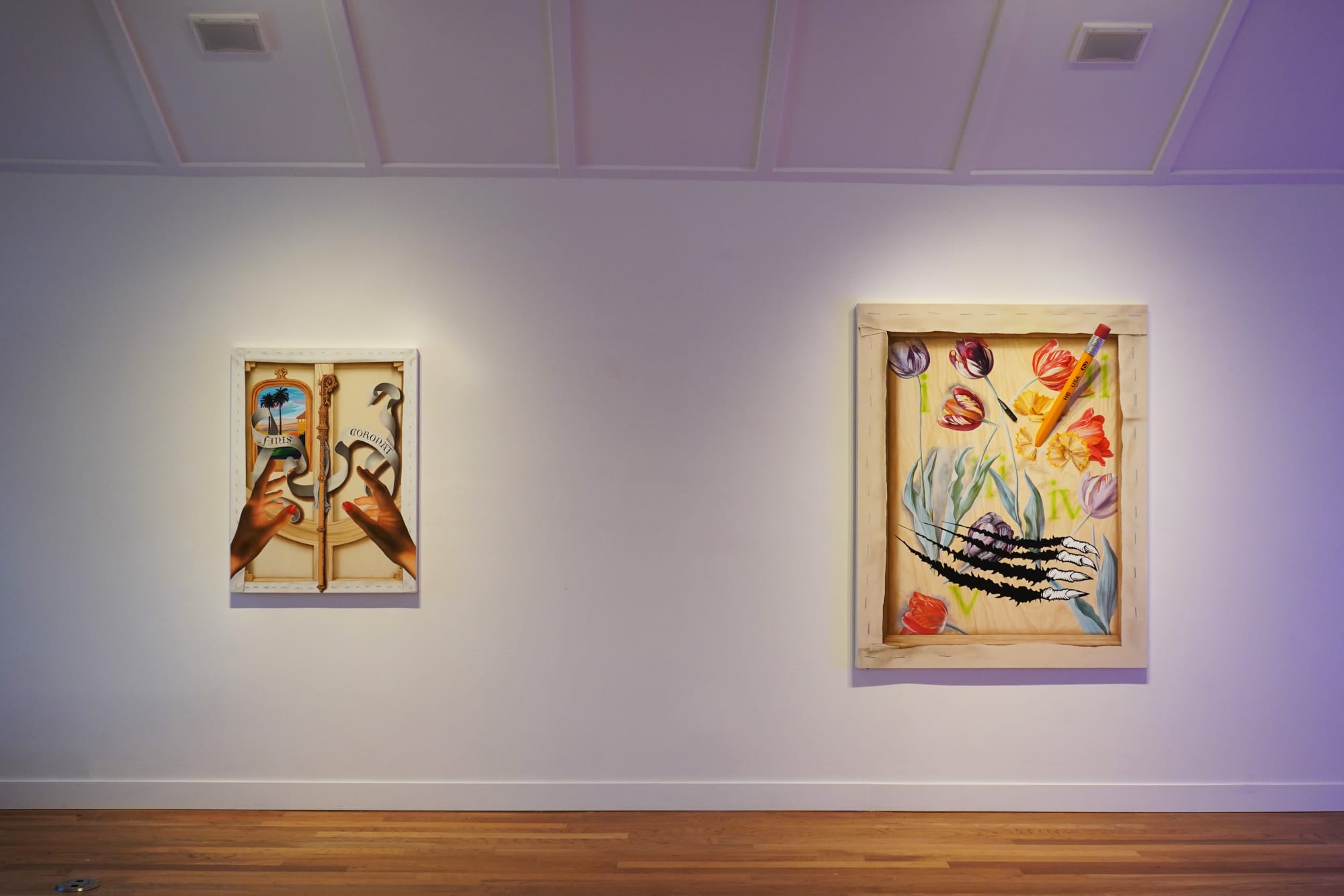 Installation view of Katelyn Ledford: Virtuous Virtuousity at M+B, Los Angeles, 2023