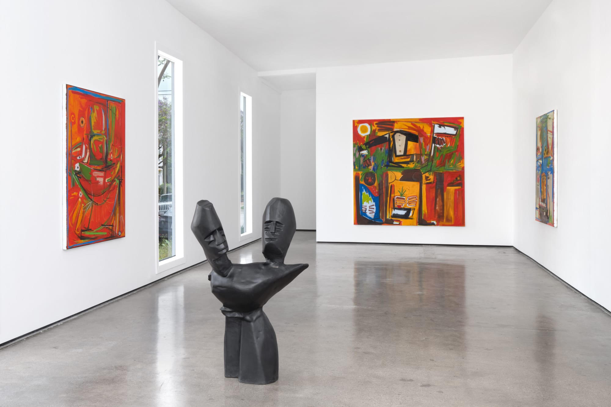 Installation view of Milo Matthieu: A Note to Self at M+B Doheny, 2023
