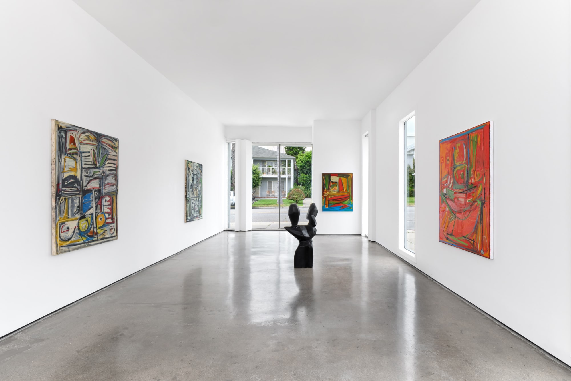 Installation view of Milo Matthieu: A Note to Self at M+B Doheny, 2023