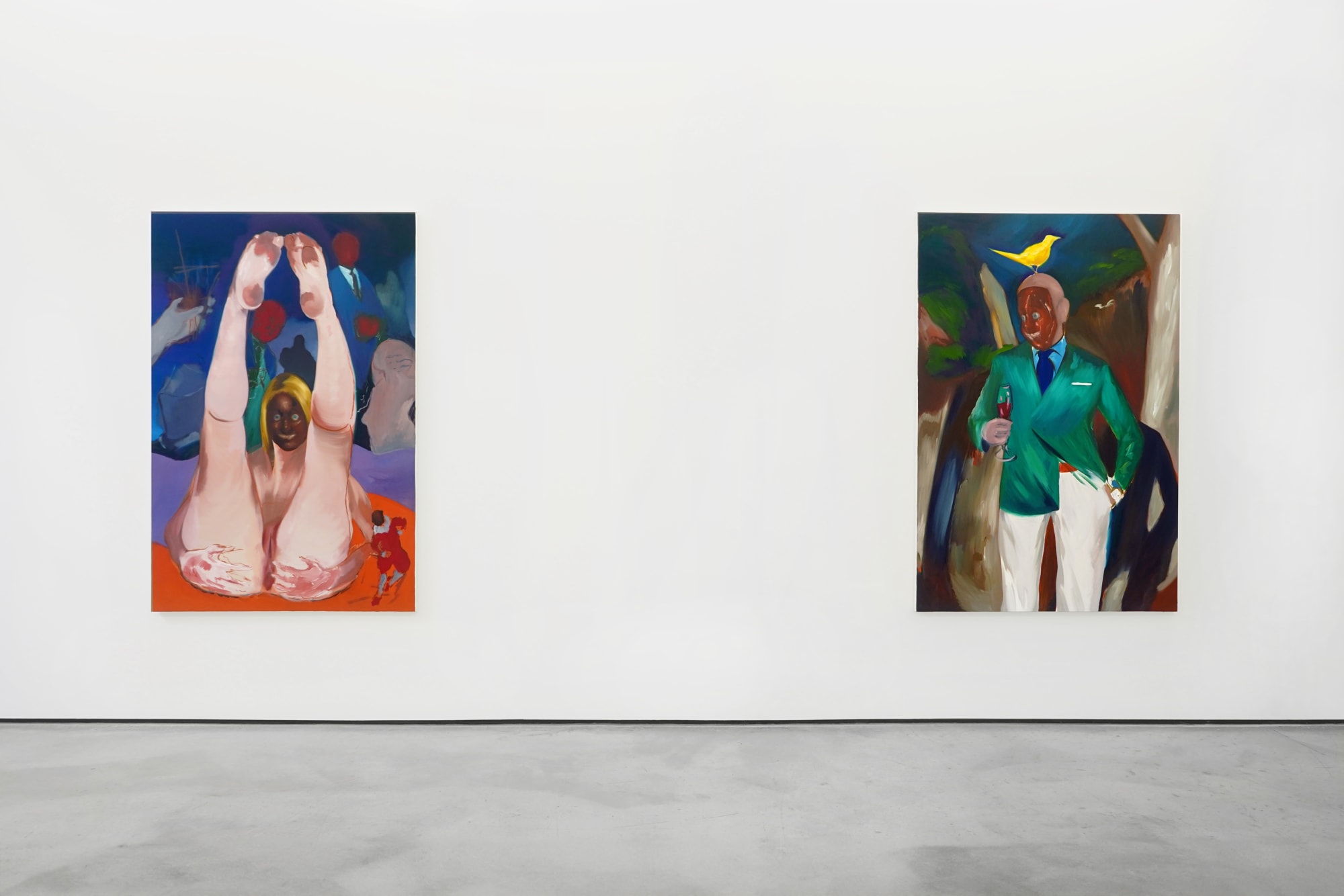 Installation view of Kenrick McFarlane: META at M+B, Los Angeles