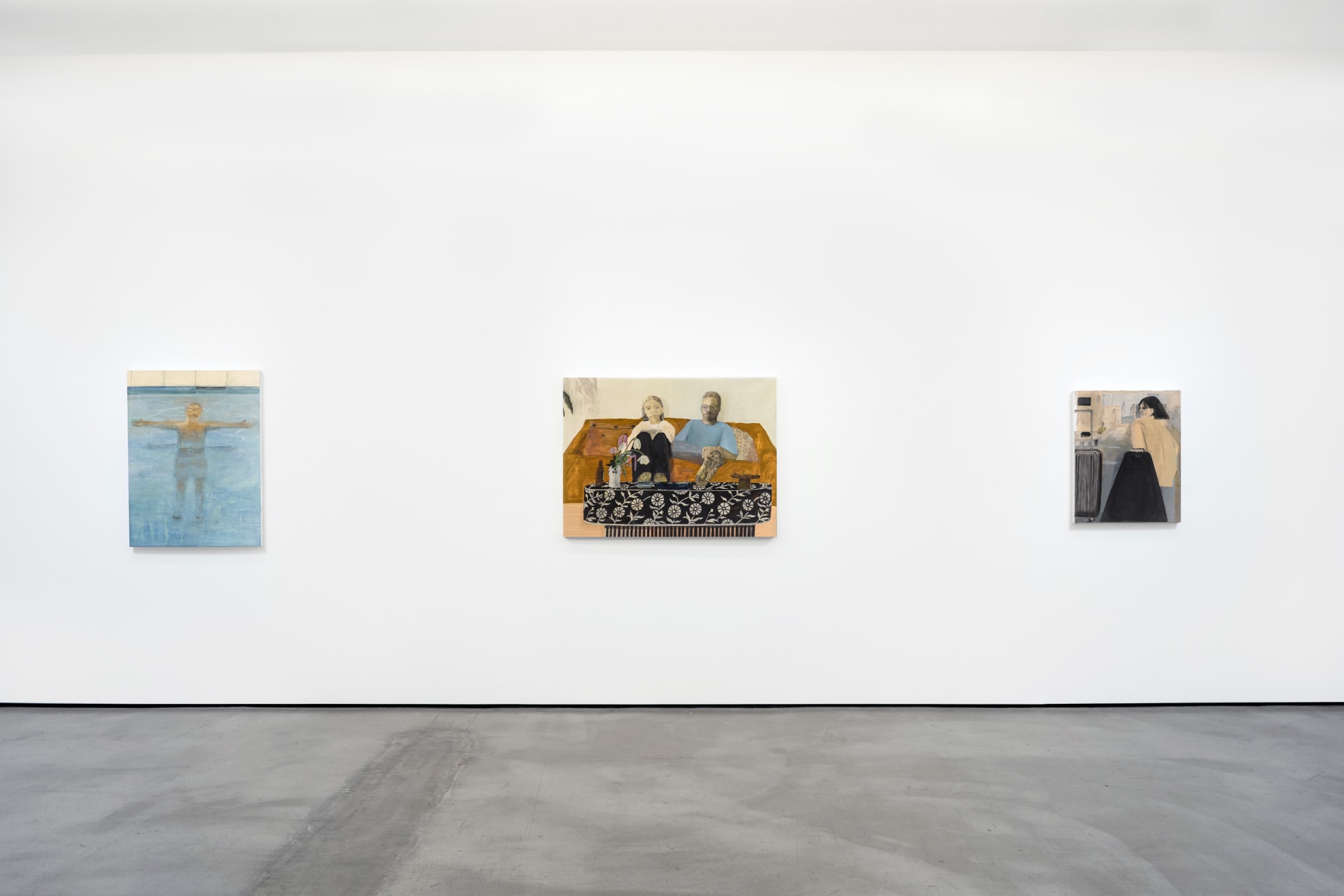 Installation view of Aubrey Levinthal: Tourist at M+B, 2023