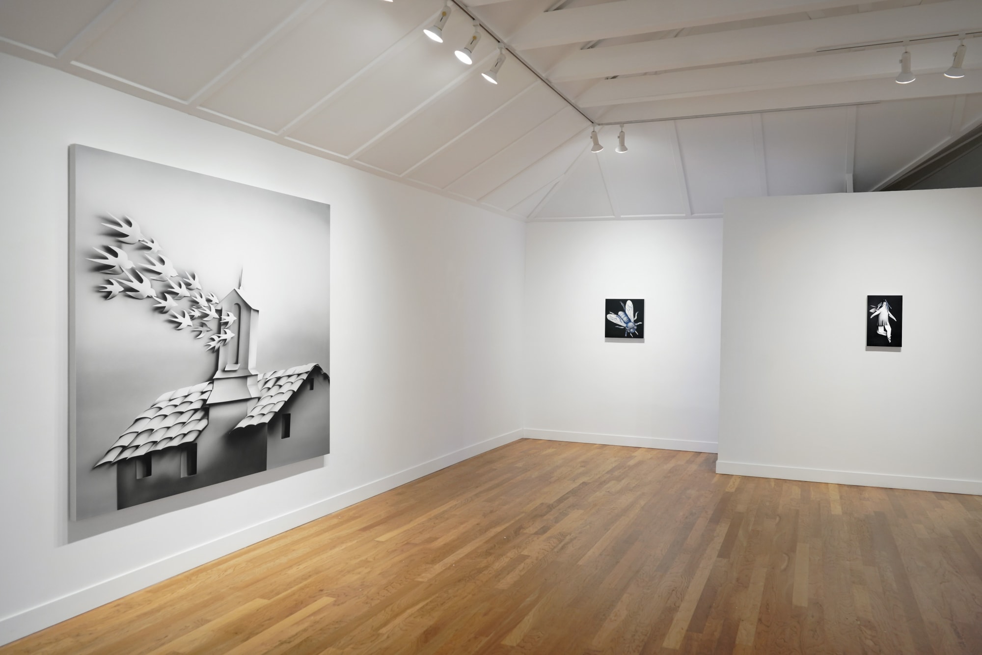 Installation view of Kara Joslyn: Bigmouth Strikes Again at M+B, Los Angeles