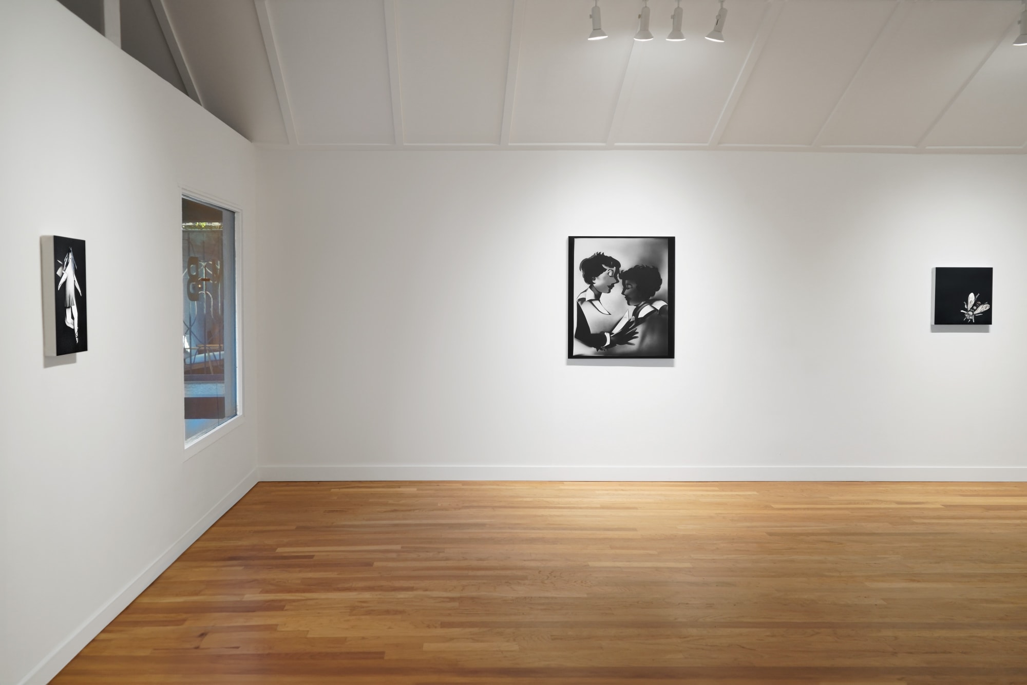 Installation view of Kara Joslyn: Bigmouth Strikes Again at M+B, Los Angeles