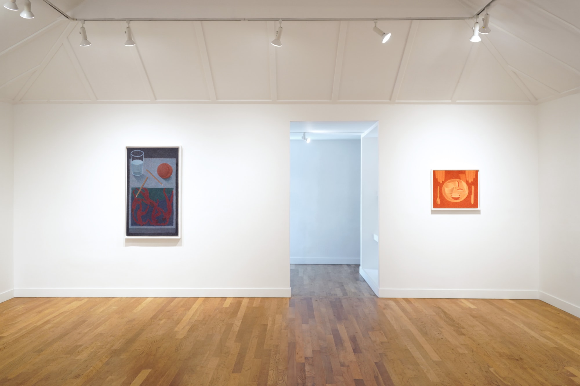 Installation view of Johnny Izatt-Lowry: At some point, the other day at M+B, Los Angeles