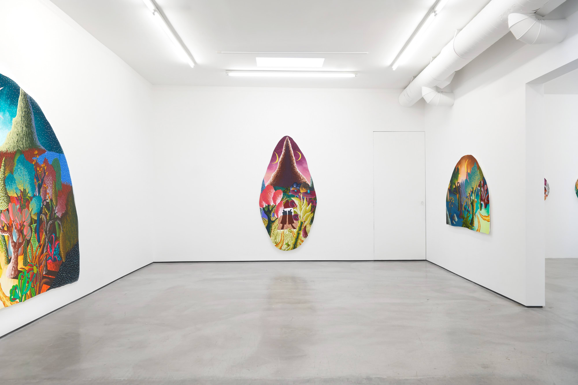 Installation view of Eliot Greenwald: Listening Arm at M+B, Los Angeles, 2023
