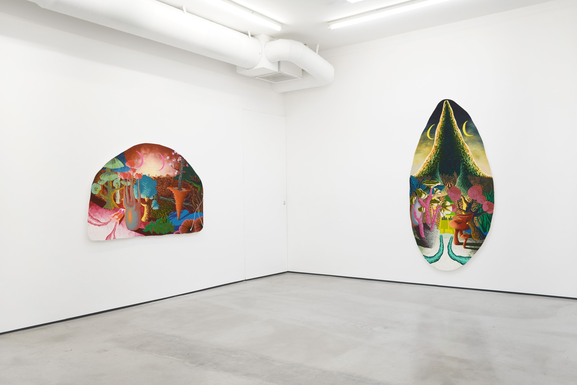 Installation view of Eliot Greenwald: Listening Arm at M+B, Los Angeles, 2023