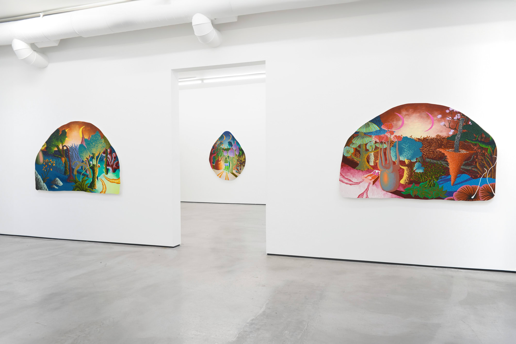 Installation view of Eliot Greenwald: Listening Arm at M+B, Los Angeles, 2023