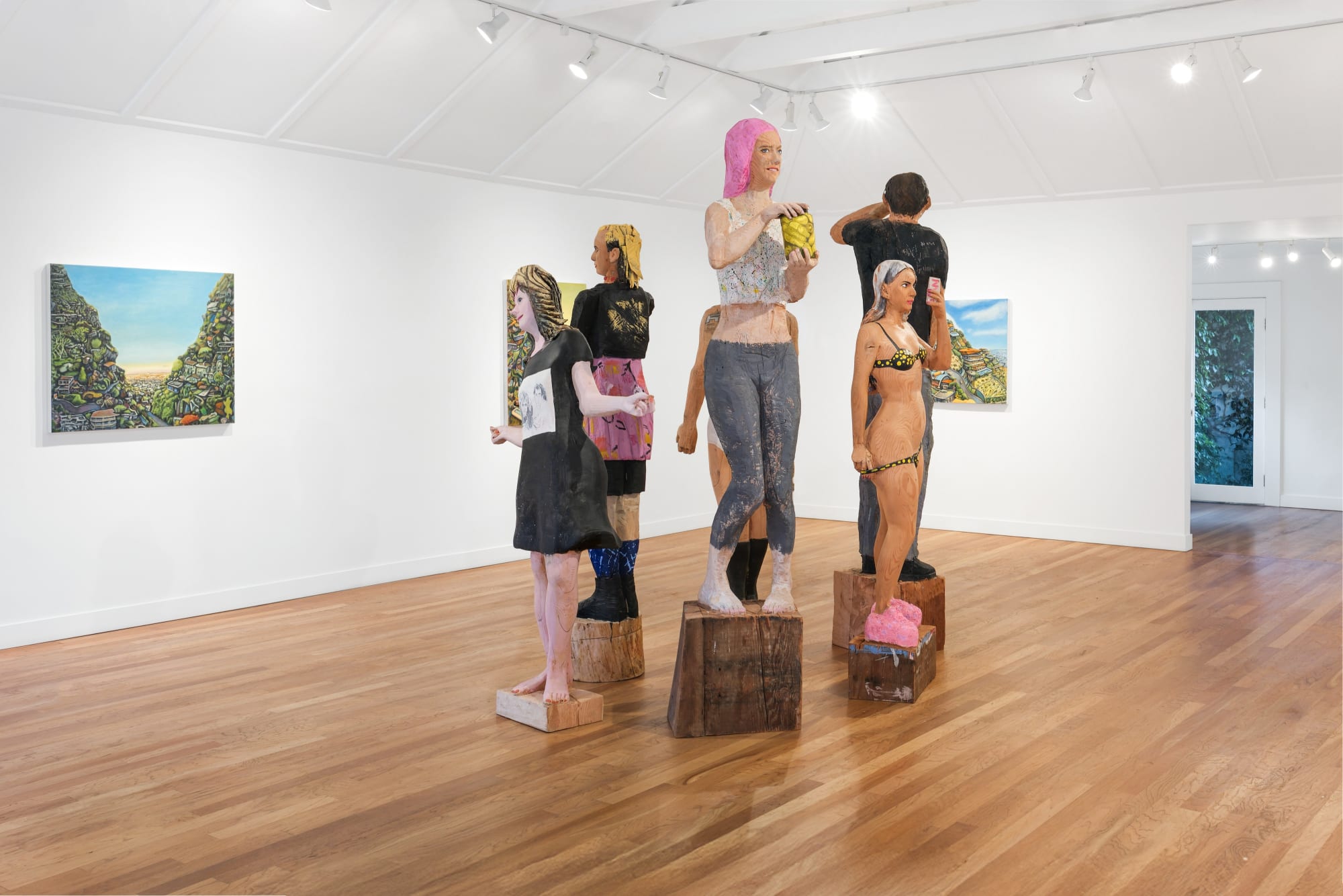 Installation view of Matthew Rosenquist & Rob Thom: Somewhere Else, Right Here at M+B, Los Angeles, 2025