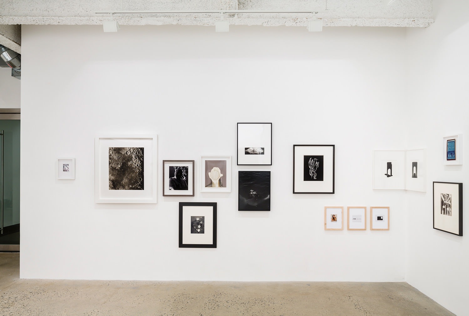 Installation view of Photography Sees the Surface at Higher Pictures, NY, 2015