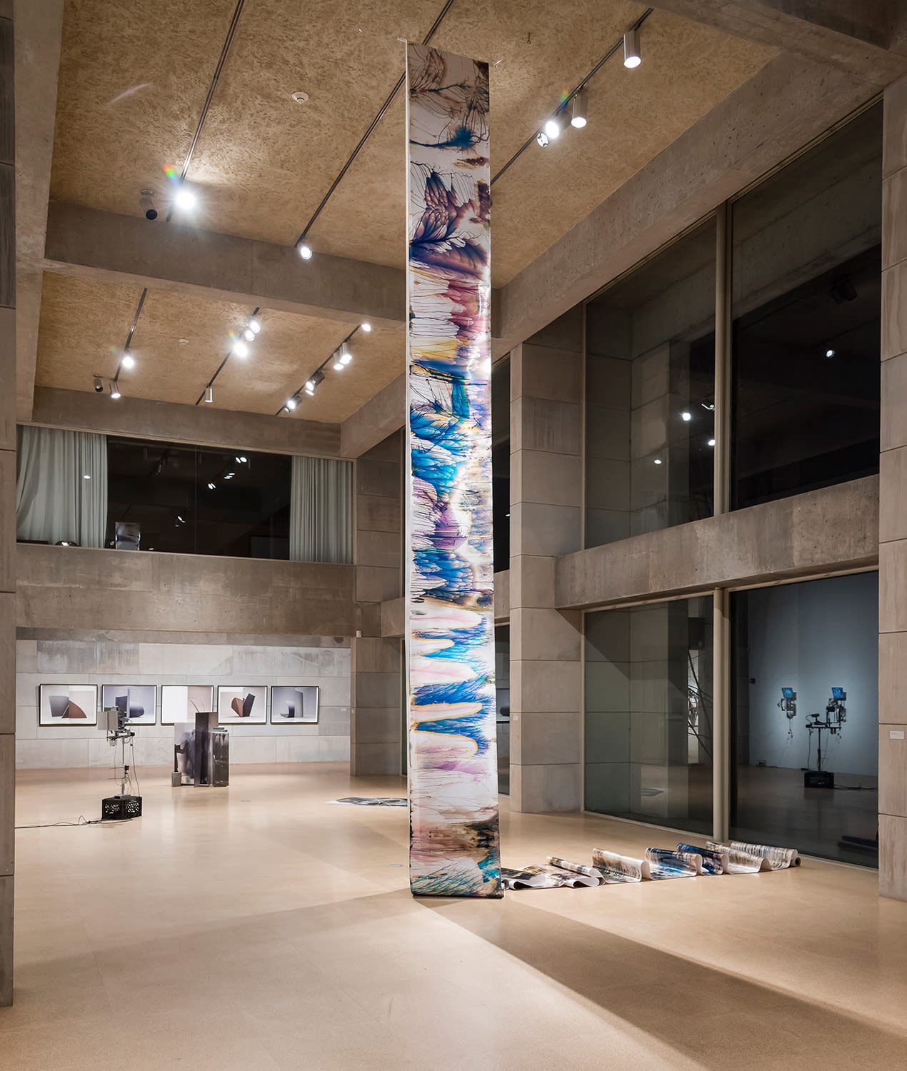 Installation view of Picture/Thing at Ezra and Cecile Zilkha Gallery, Wesleyan University Center for the Arts, 2015