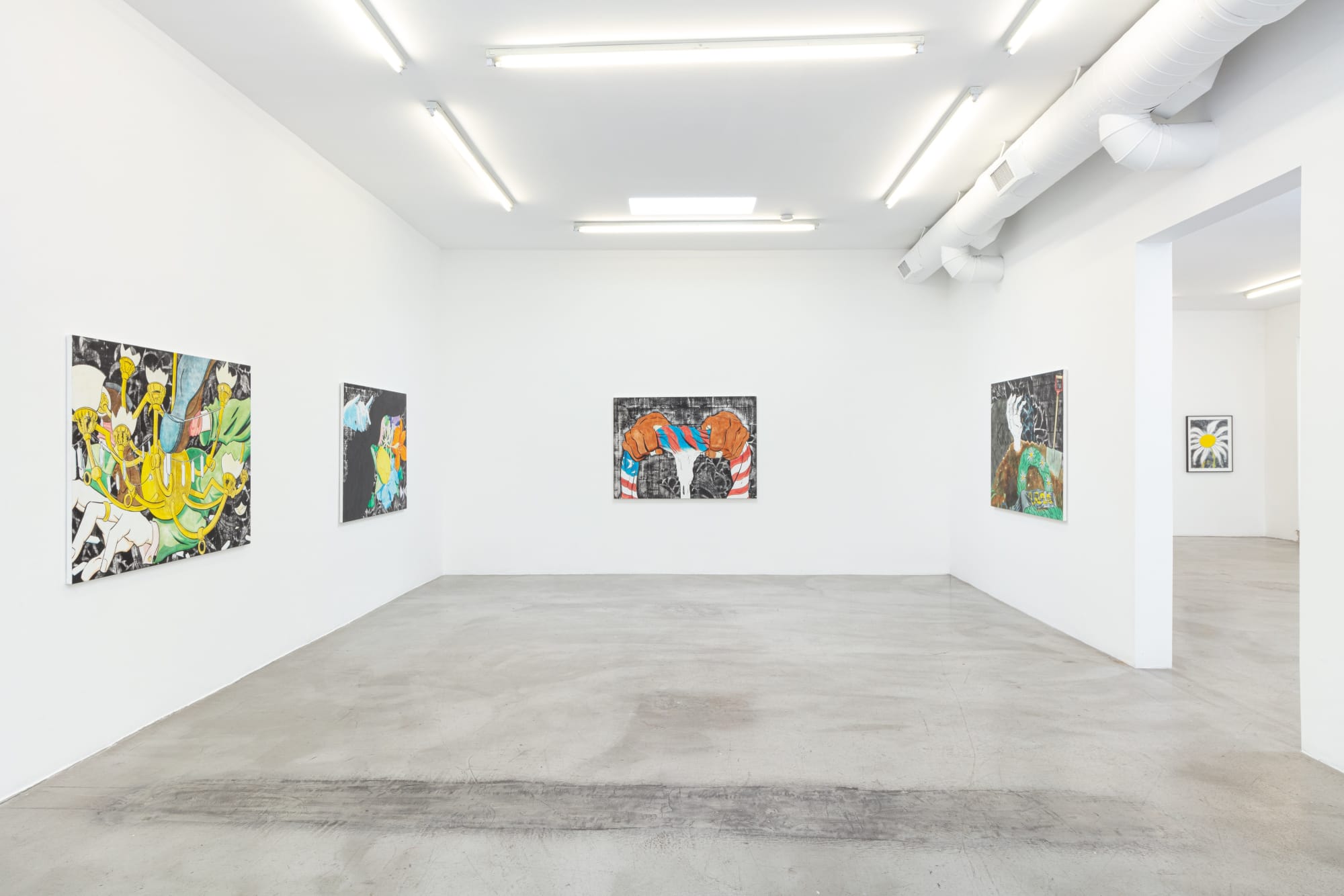 Installation view of Mark Thomas Gibson: Don't Let Me Be Misunderstood at M+B, 2021