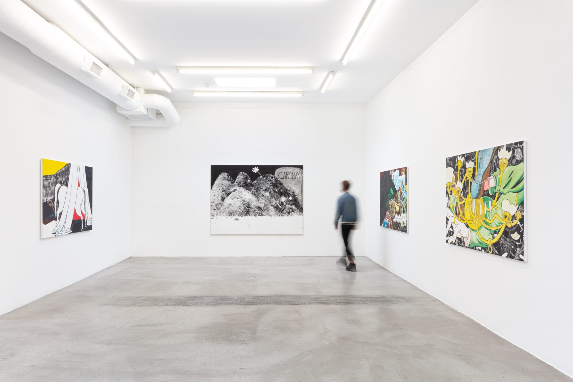Installation view of Mark Thomas Gibson: Don't Let Me Be Misunderstood at M+B, 2021