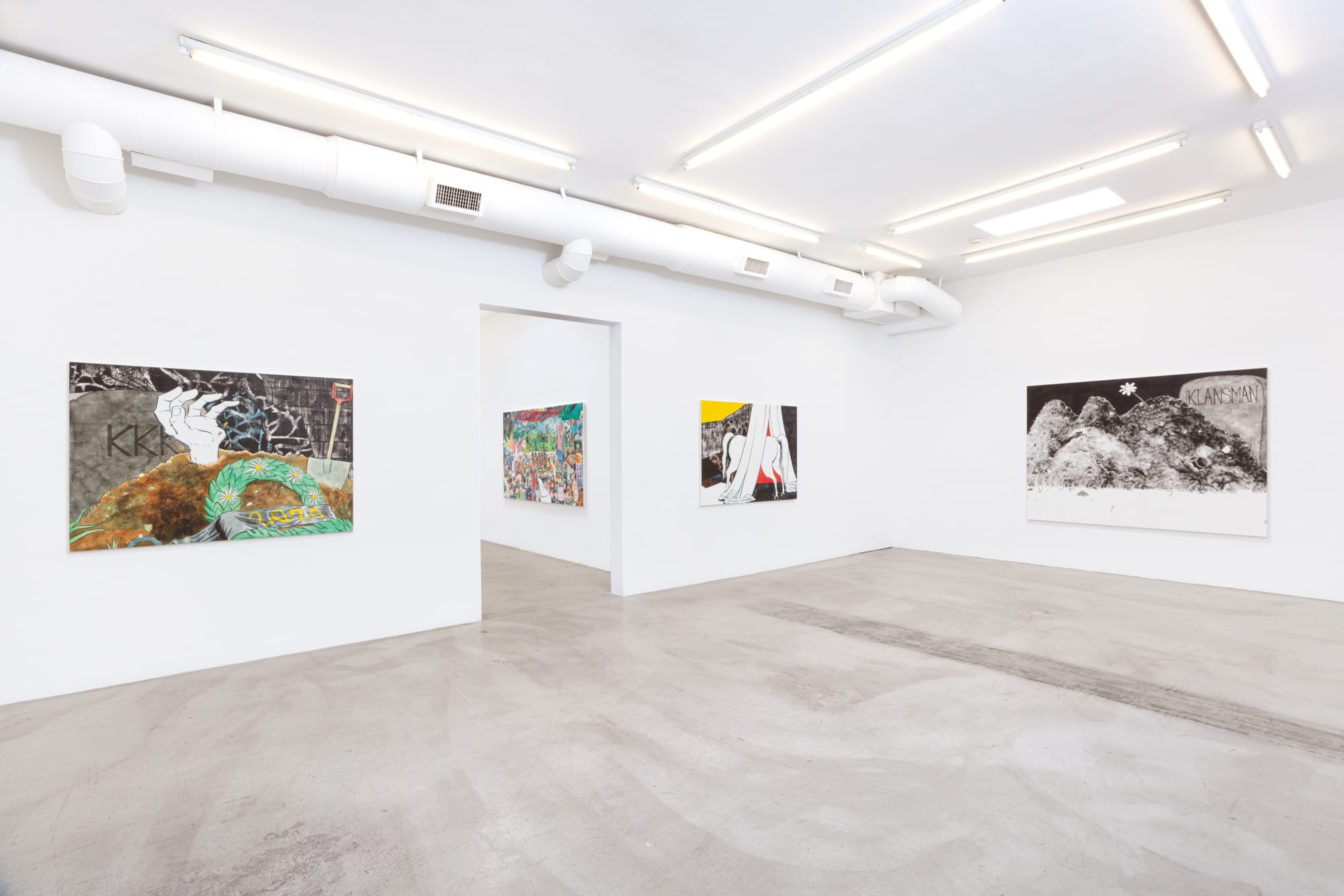Installation view of Mark Thomas Gibson: Don't Let Me Be Misunderstood at M+B, 2021